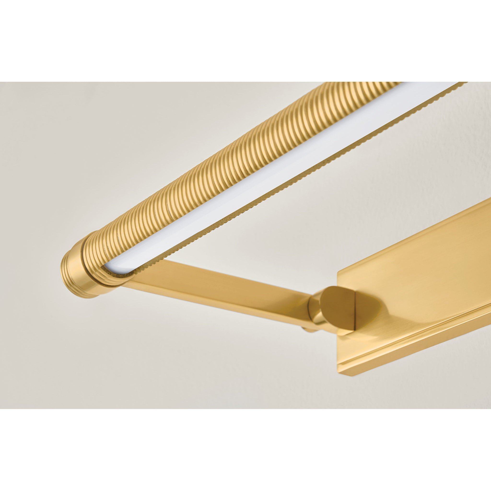 Duell 1-Light Picture Light in Aged Brass 18W x 2.75H (7318-AGB)