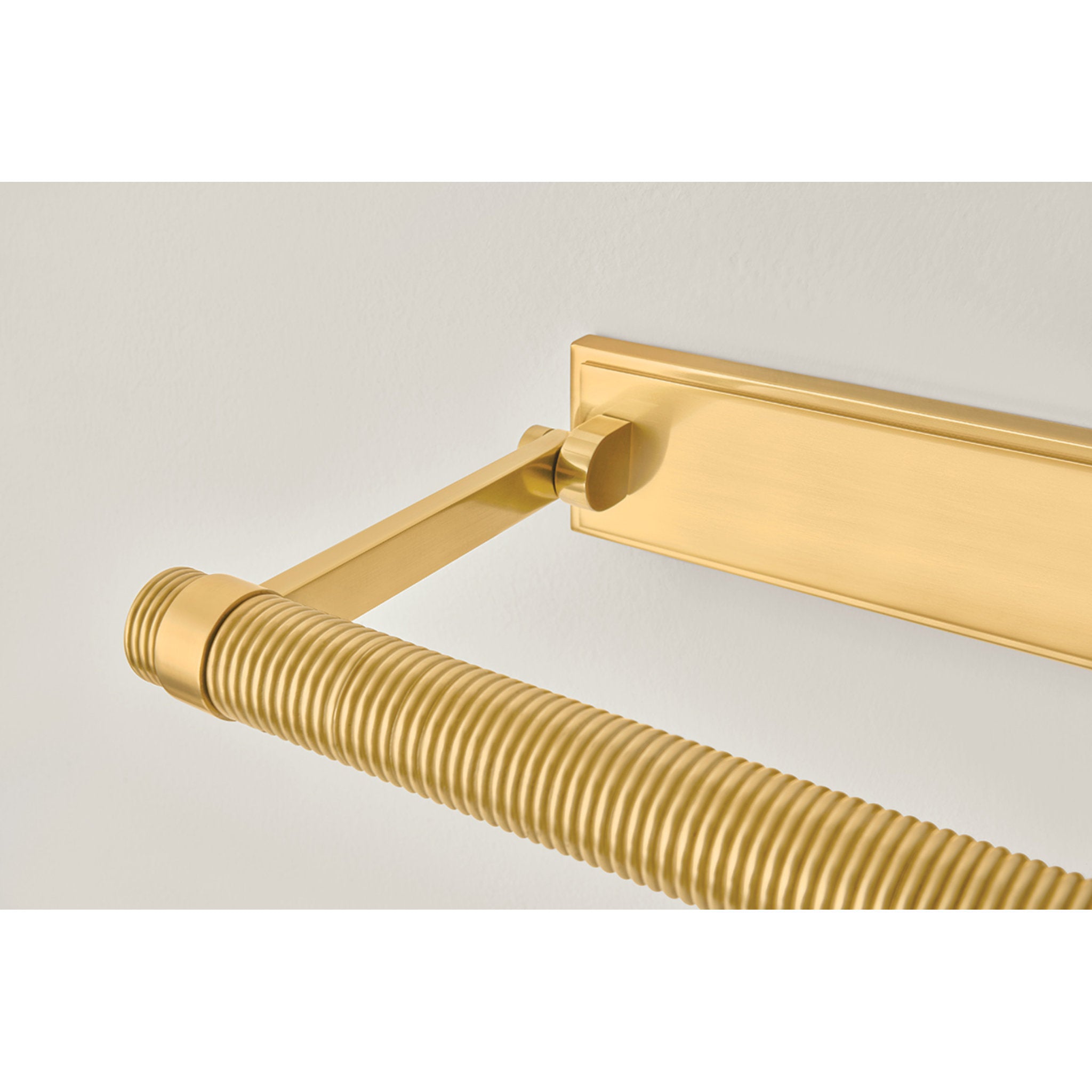 Duell 1-Light Picture Light in Aged Brass 24W x 2.75H (7324-AGB)