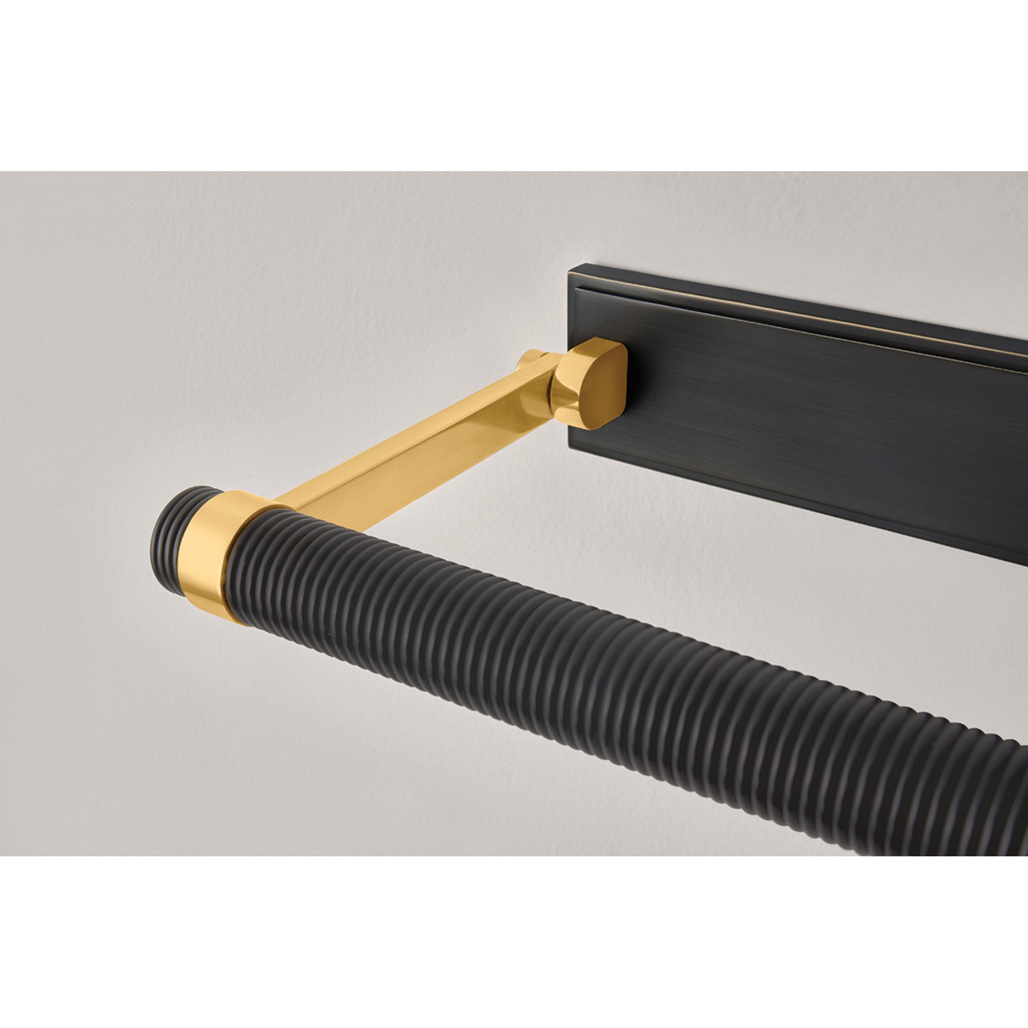 Duell 1-Light Picture Light in Aged Brass 24W x 2.75H (7324-AGB/DB)