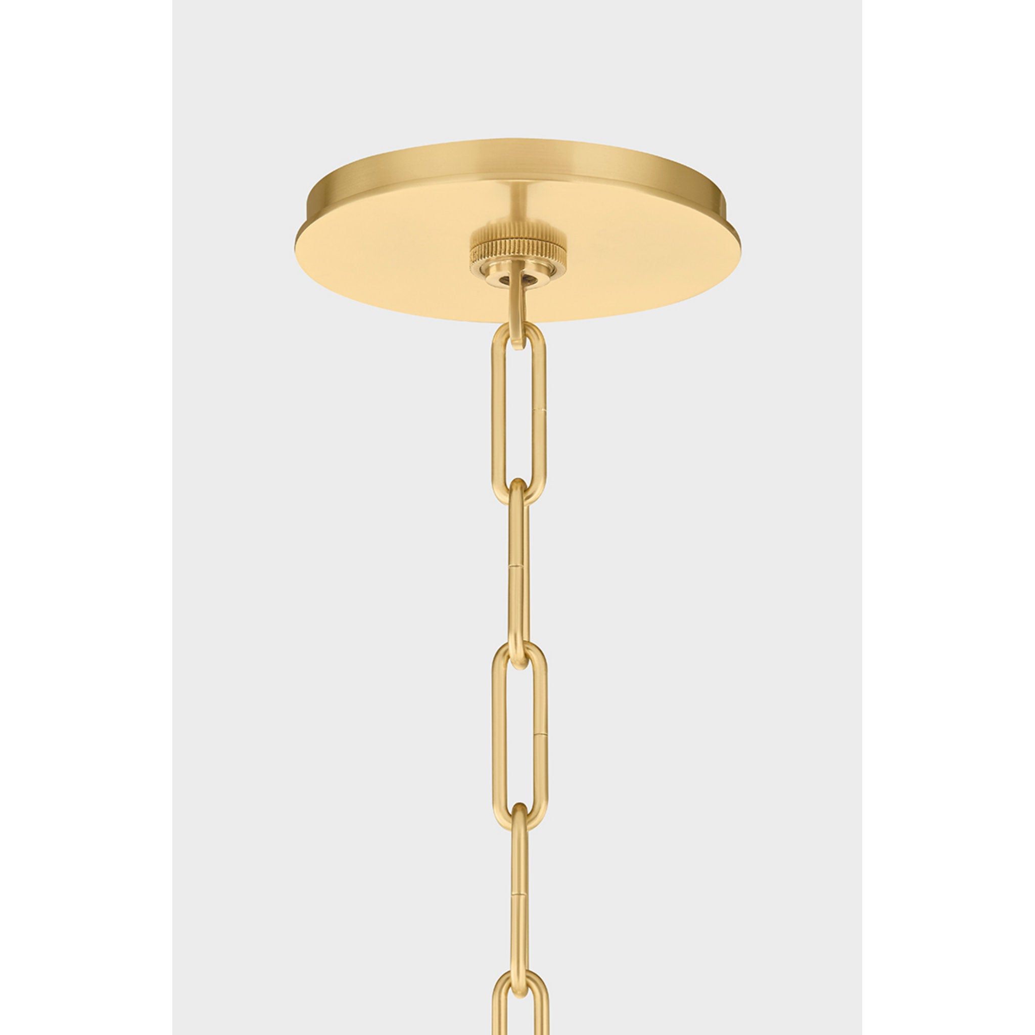 Durland 9-Light Chandelier in Aged Brass 40.5W x 25H