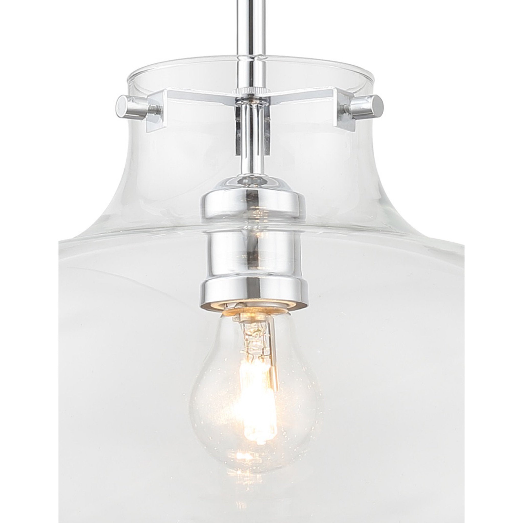 Kai 12" Polished Chrome Pendant Silver 12"W x 11.5"H x 12"D