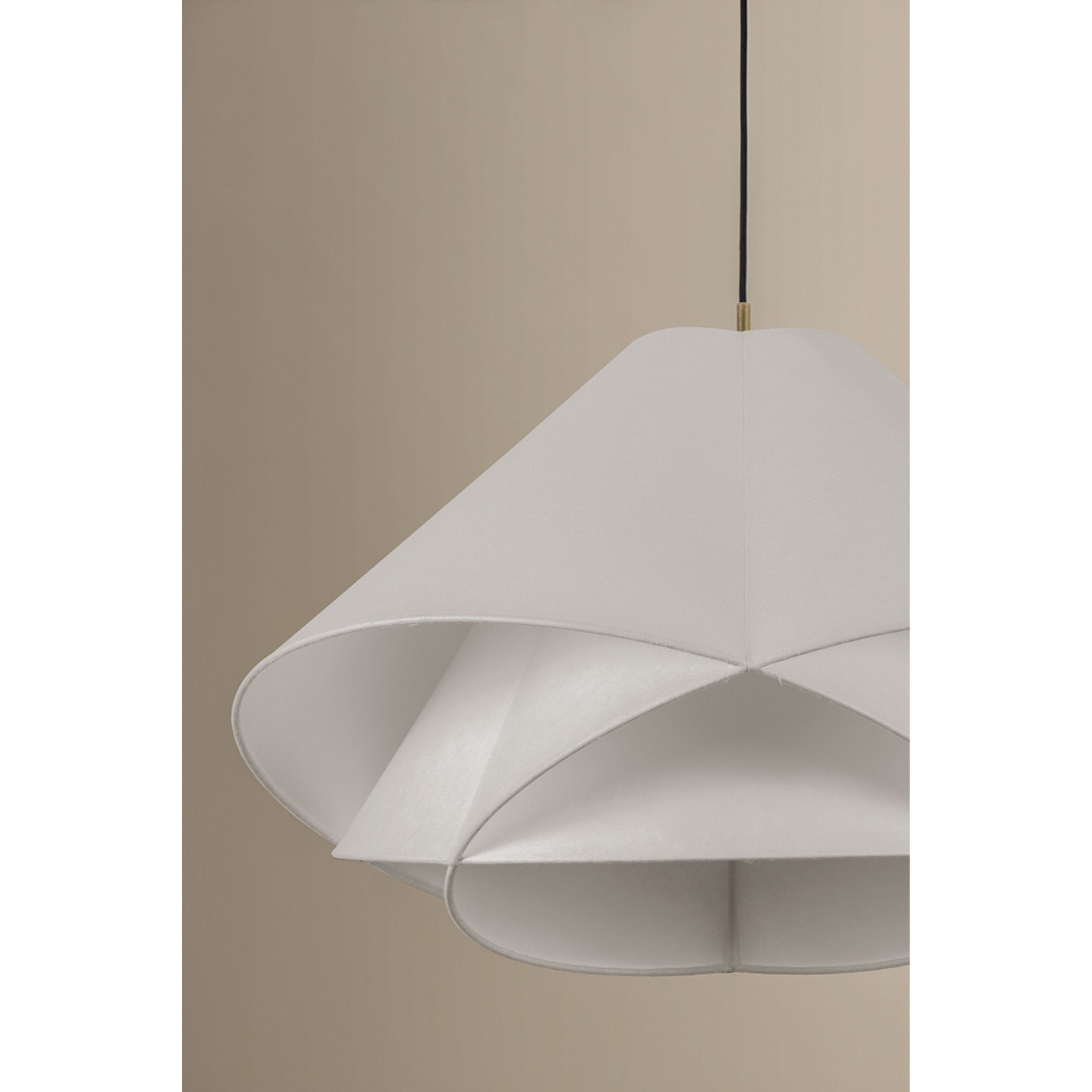 Edna 1-Light Pendant in Vintage Gold Leaf 34.5W x 22.25H