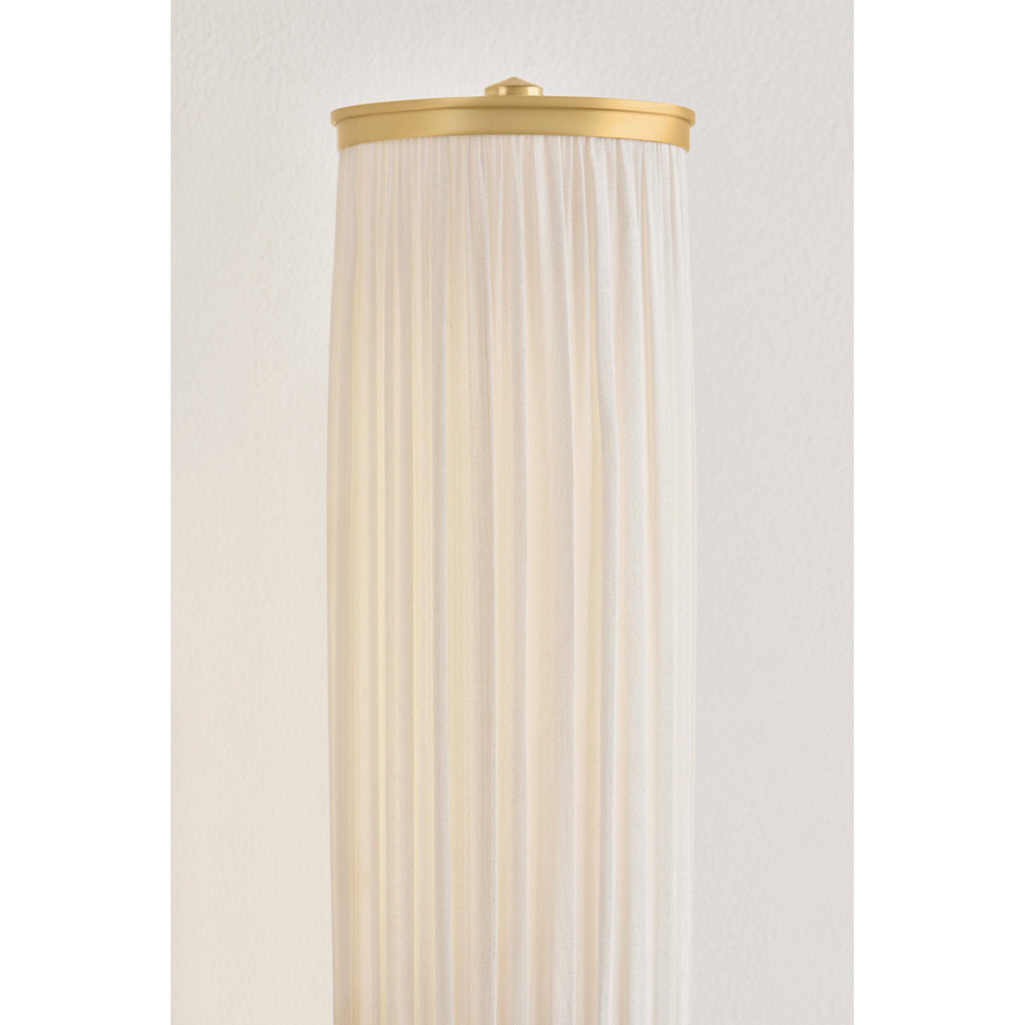 Elaine 2-Light Wall Sconce in Aged Brass by Augusta Hoffman 10.25W x 16.5H