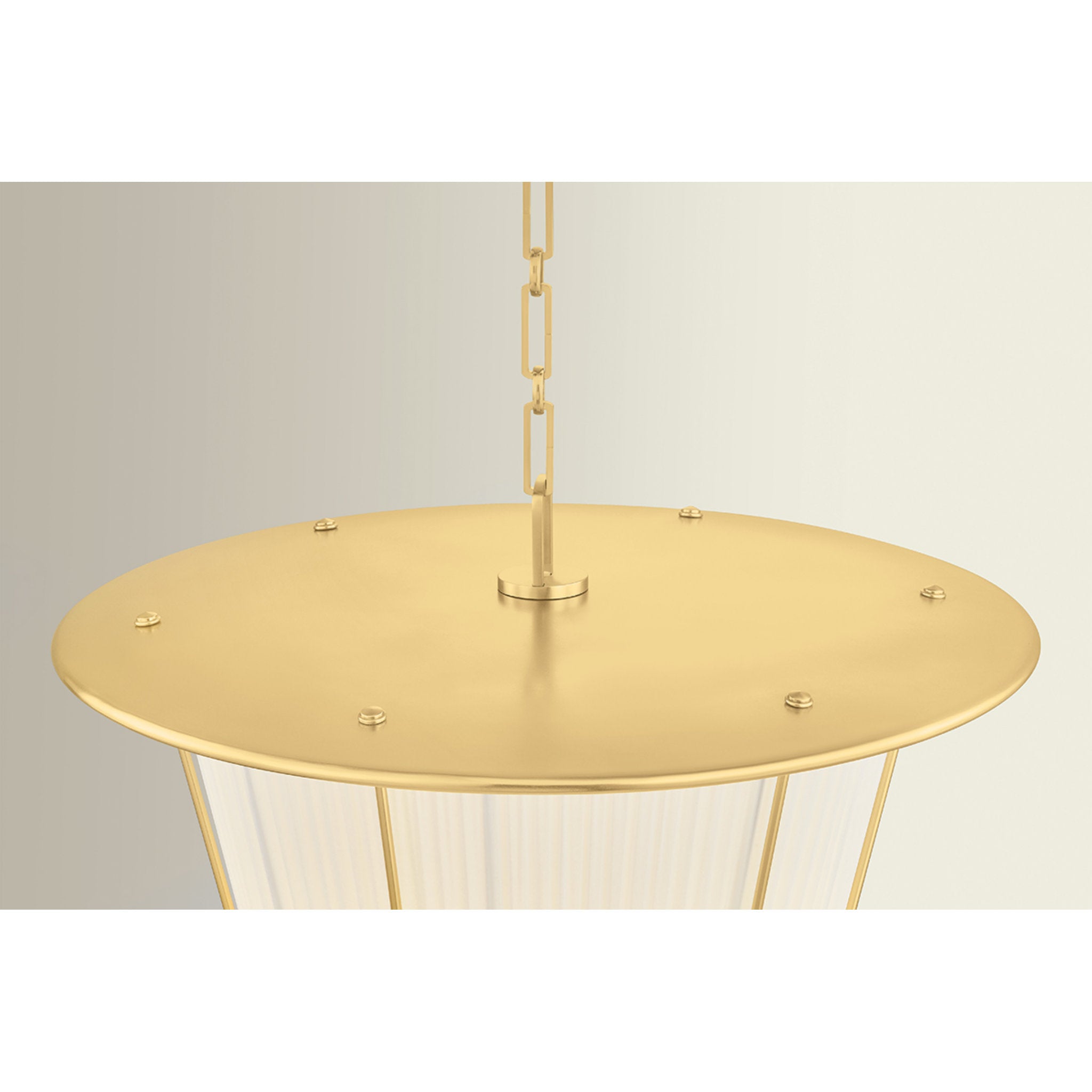 Ellsworth 1-Light Lantern in Aged Brass by Augusta Hoffman 22W x 23.75H
