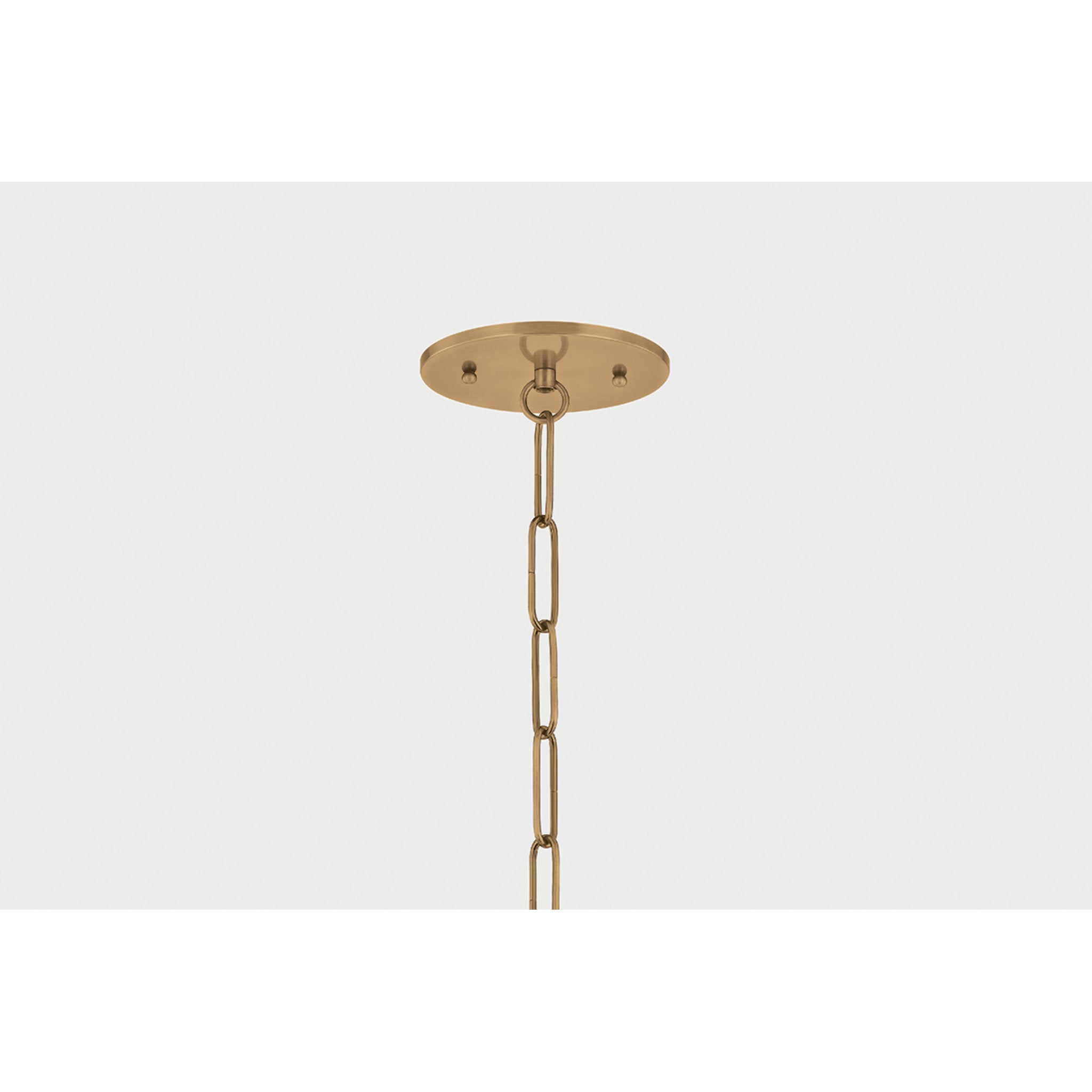 Era 1-Light Pendant in Patina Brass by Lauren Liess 14W x 14H