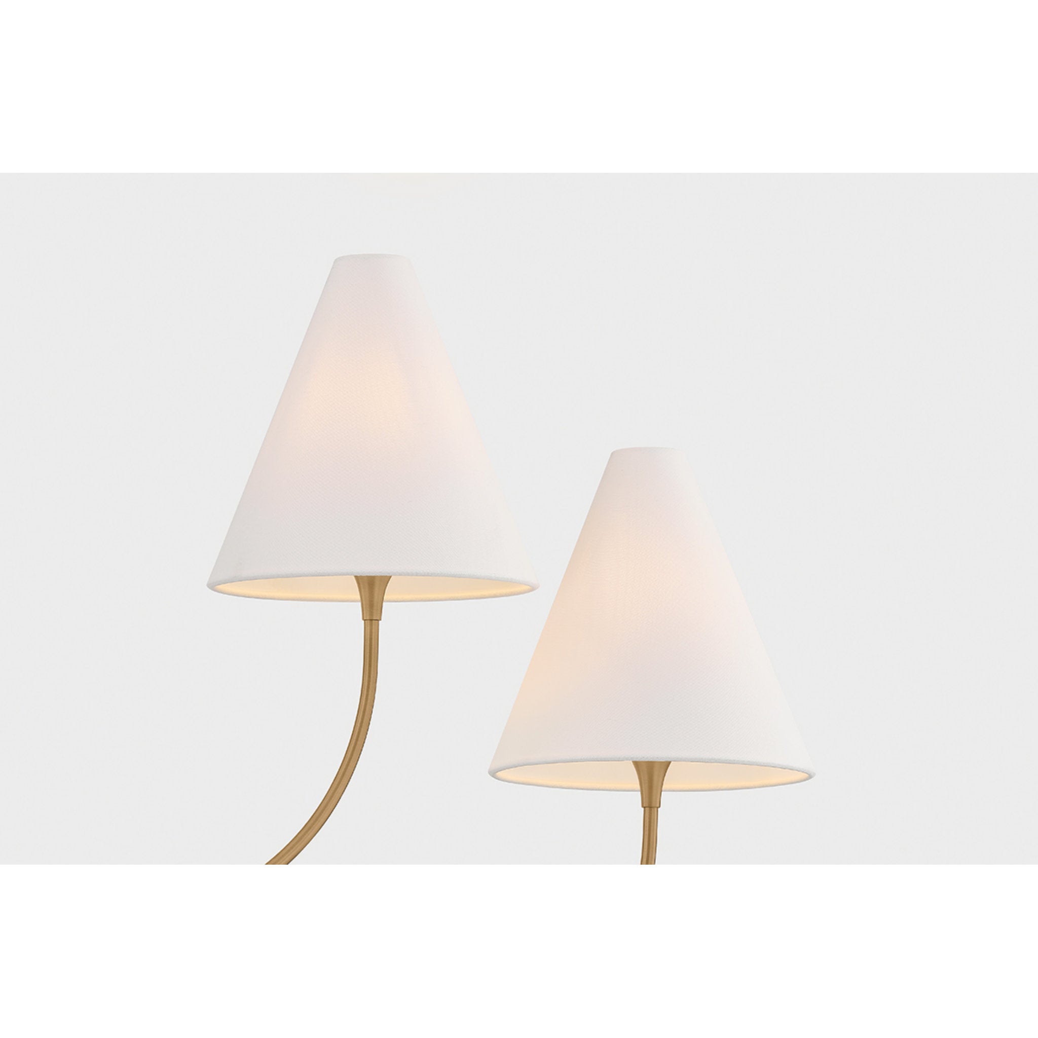 Evermore 4-Light Linear in Patina Brass by Lauren Liess 48L x 9W x 30.25H
