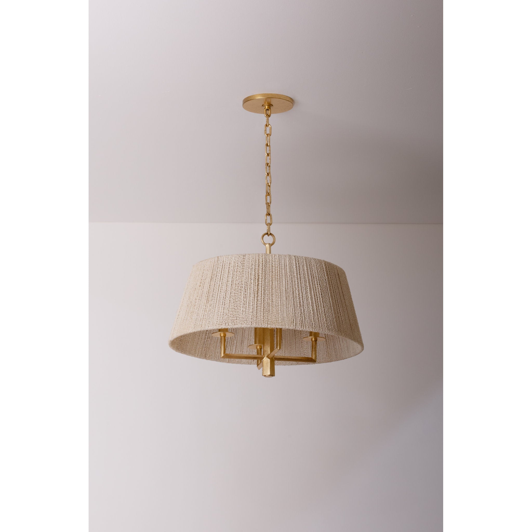 Azar 4-Light Pendant in Vintage Gold Leaf 20.5W x 15.75H