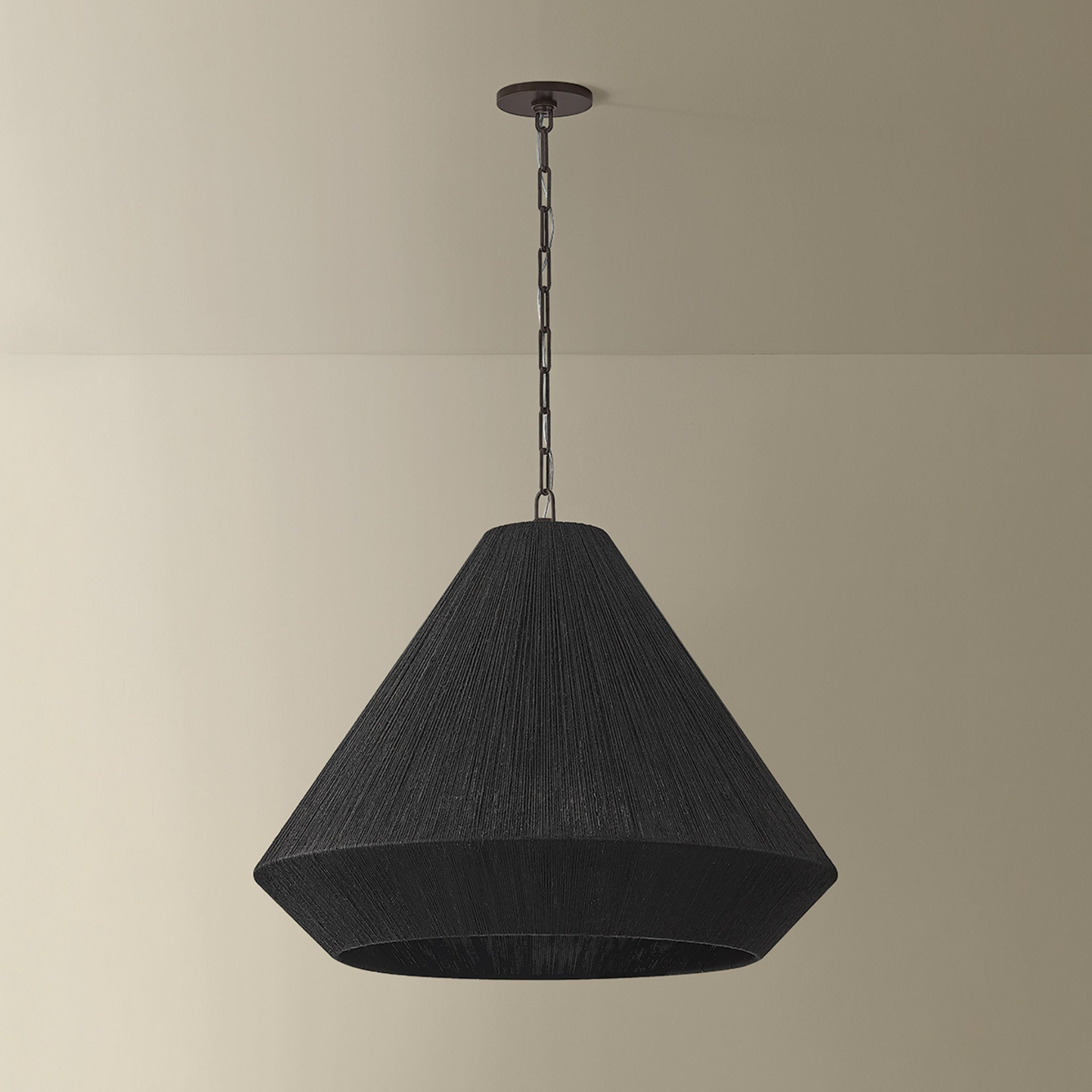 Keats 4-Light Pendant in Bronze 30W x 24.75H