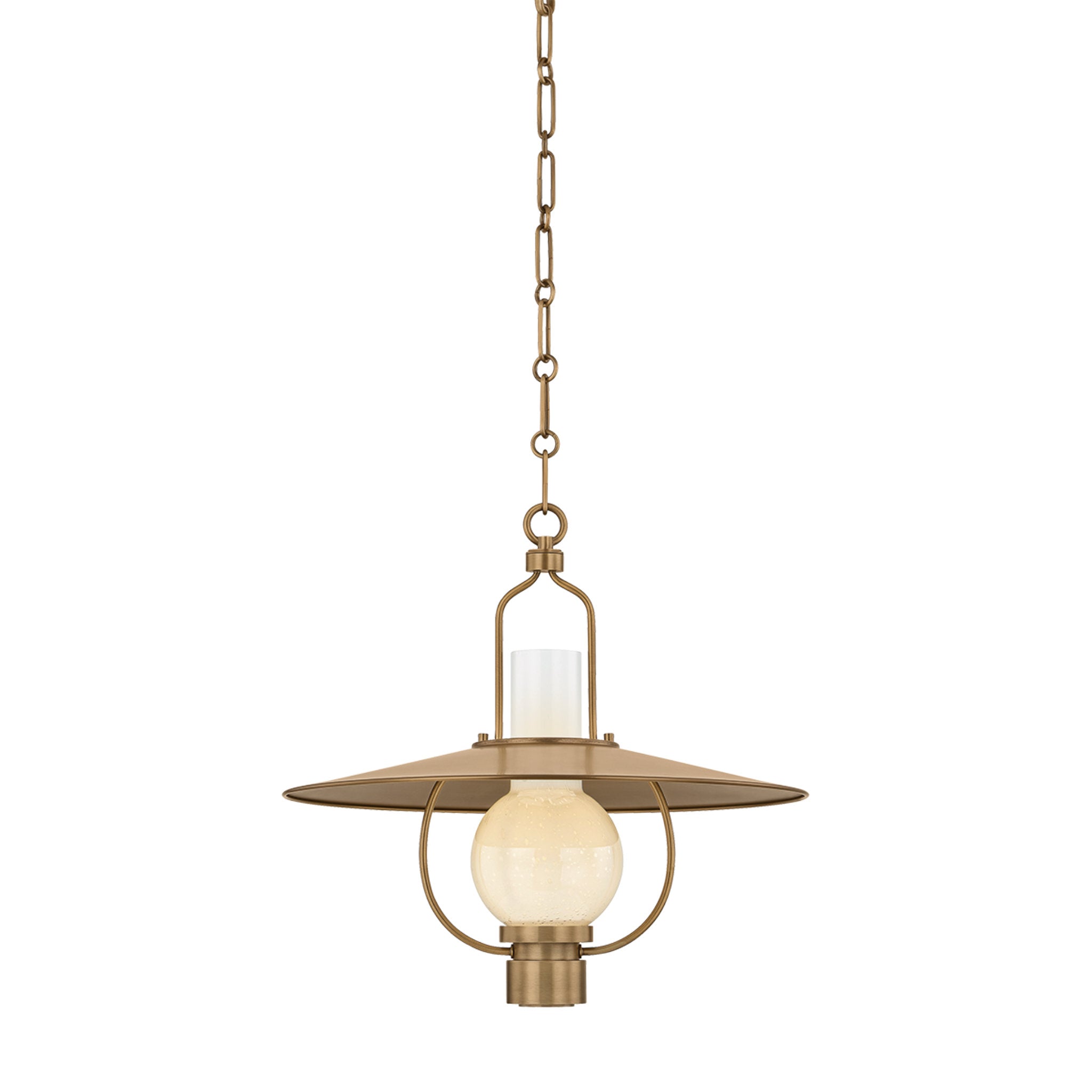 Cahill 1-Light Lantern in Patina Brass 20.25W x 19H