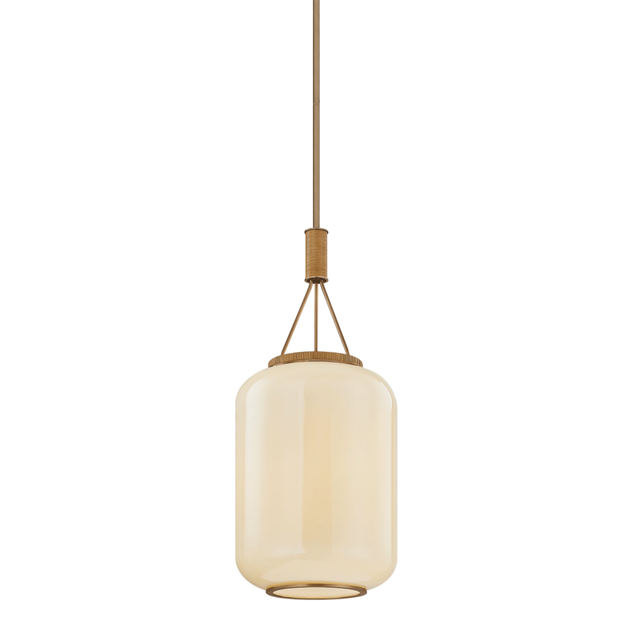Judson 1-Light Lantern in Patina Brass 14W x 32.25H
