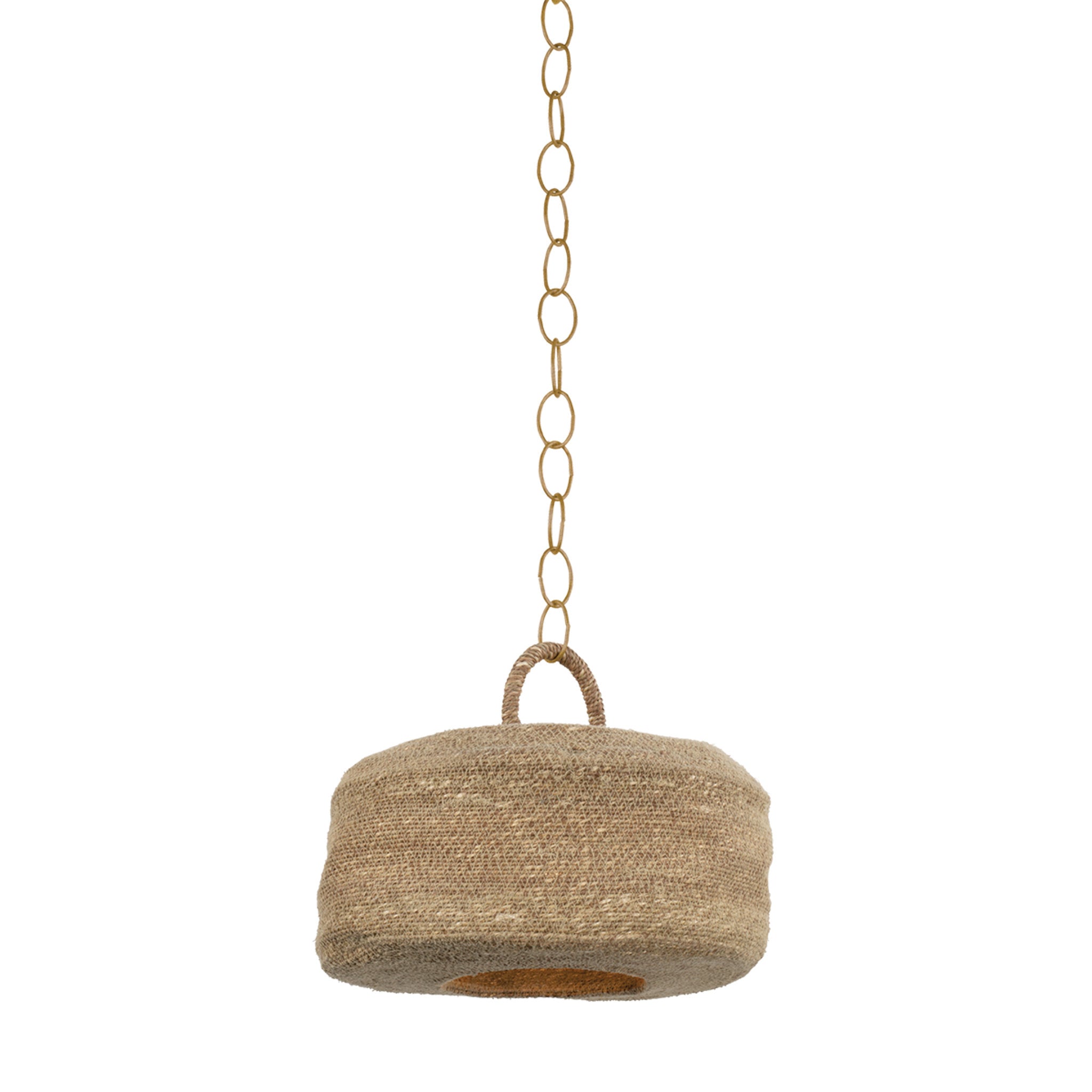 Ferrando 1-Light Pendant in Patina Brass 15W x 12H