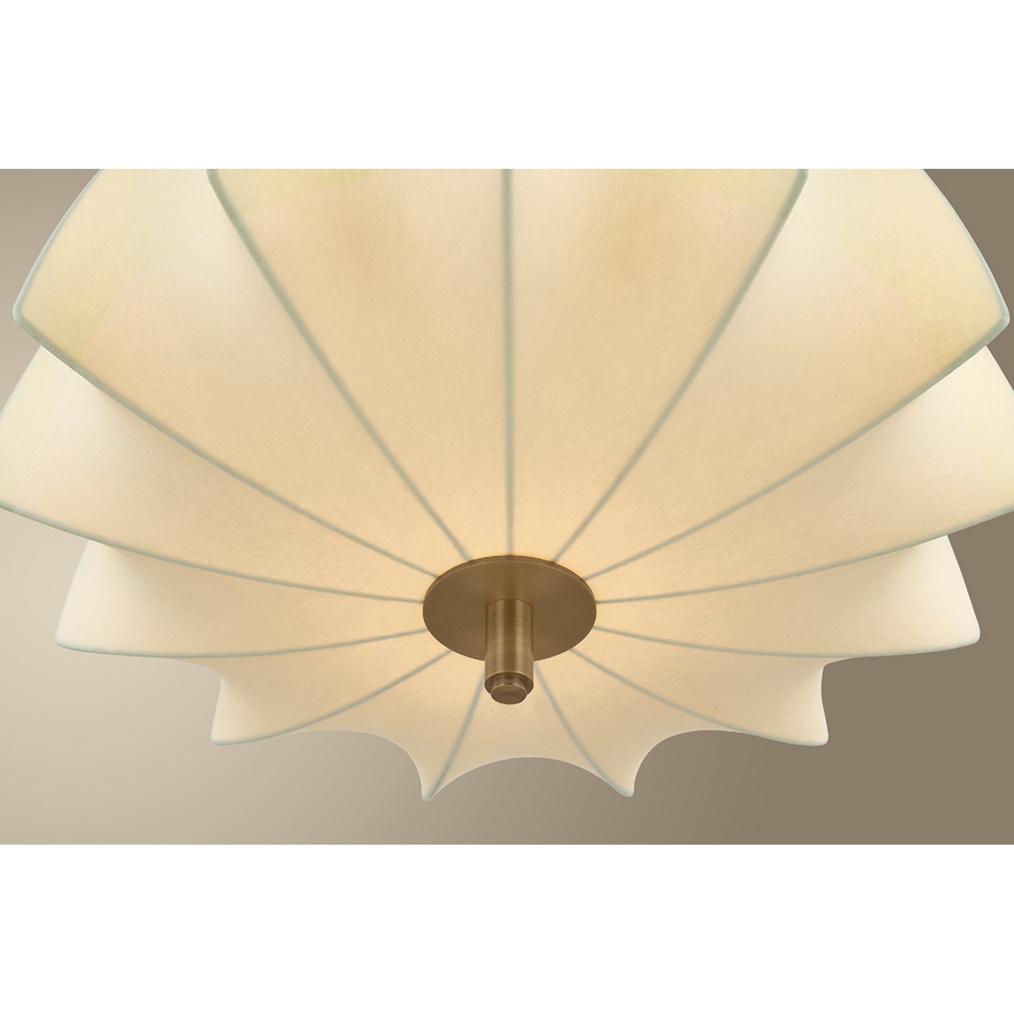 Flinders 1-Light Pendant in Patina Brass 20W x 20H