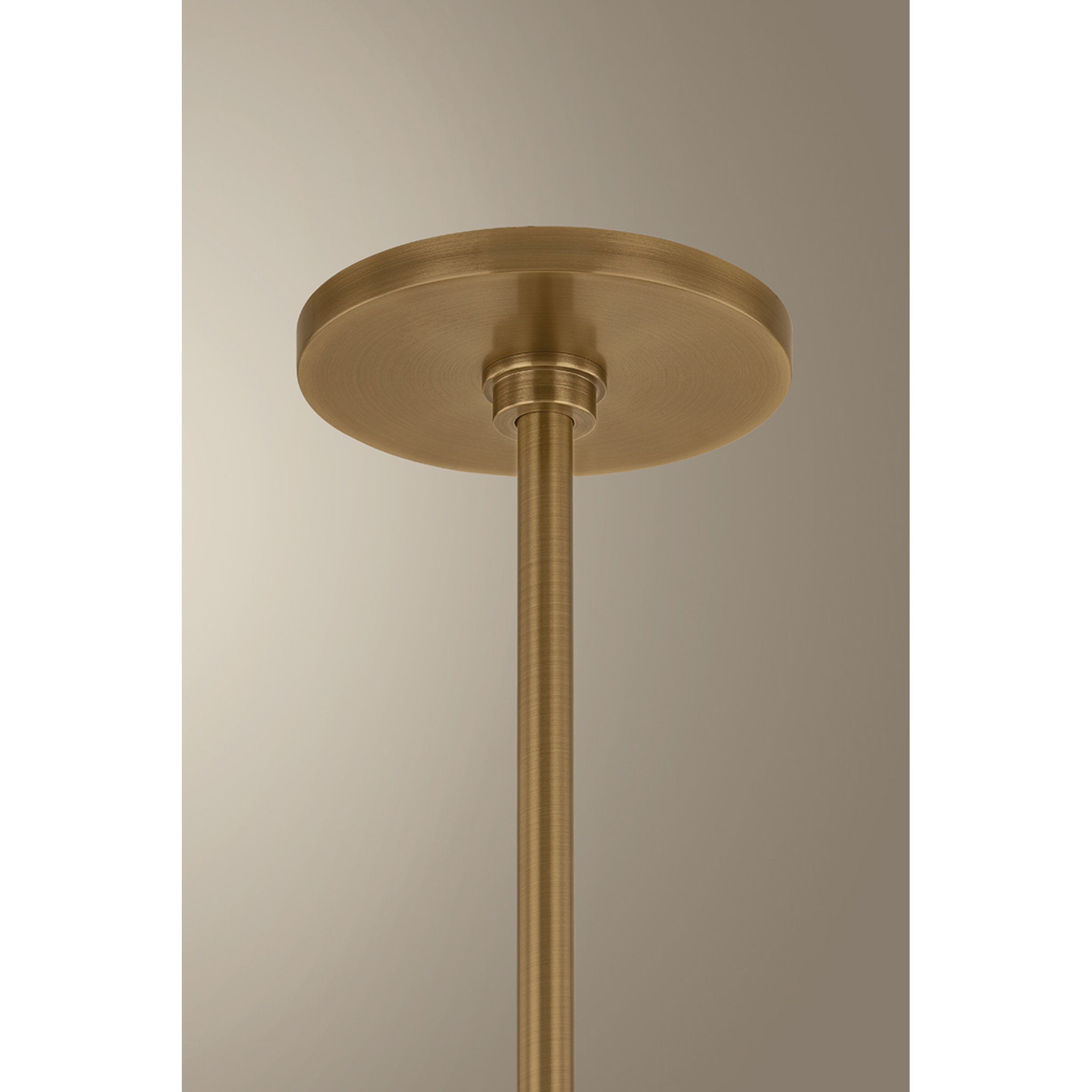 Flinders 1-Light Pendant in Patina Brass 32W x 25.5H