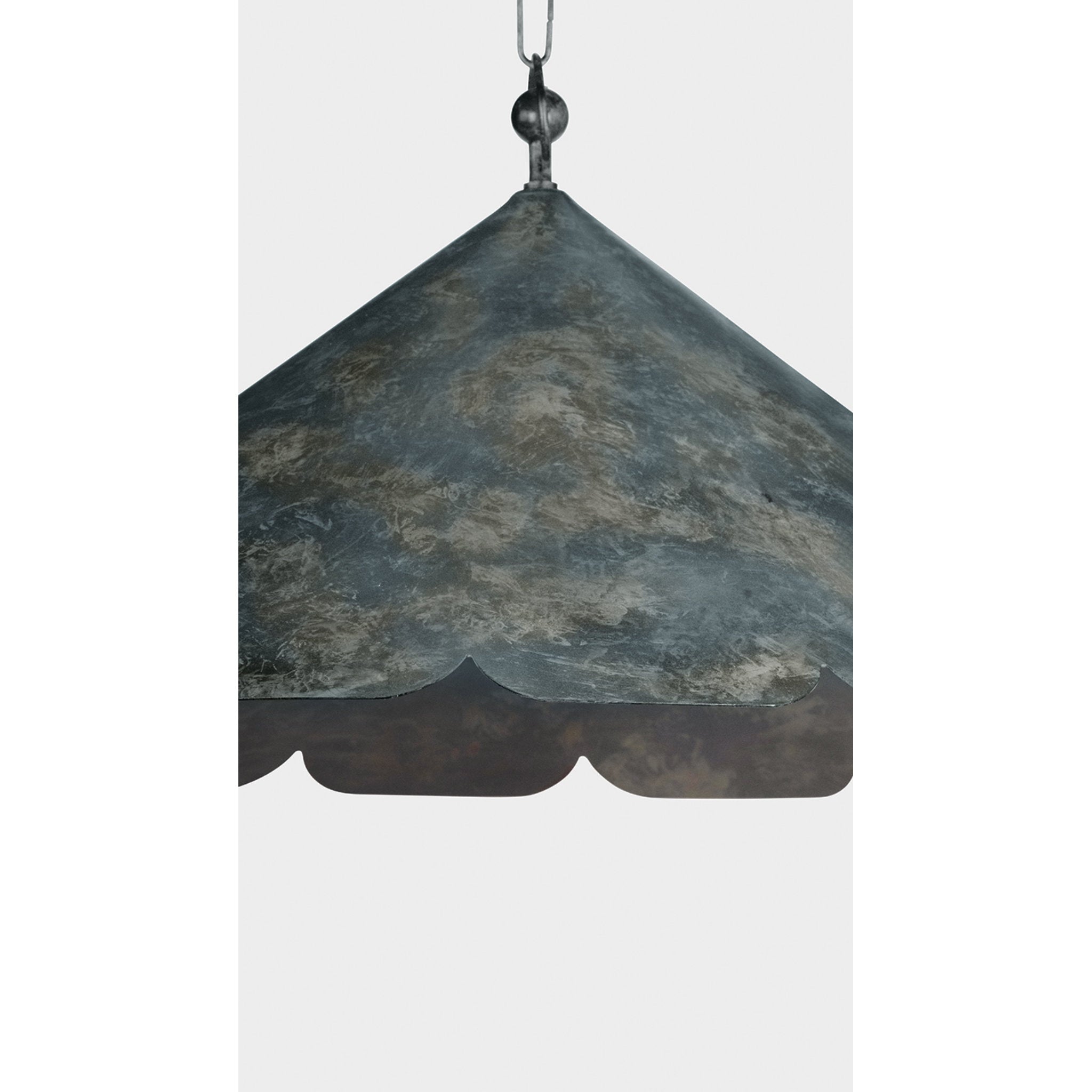 Folly Beach 1-Light Pendant in Verdigris by Cortney Bishop 32W x 15H