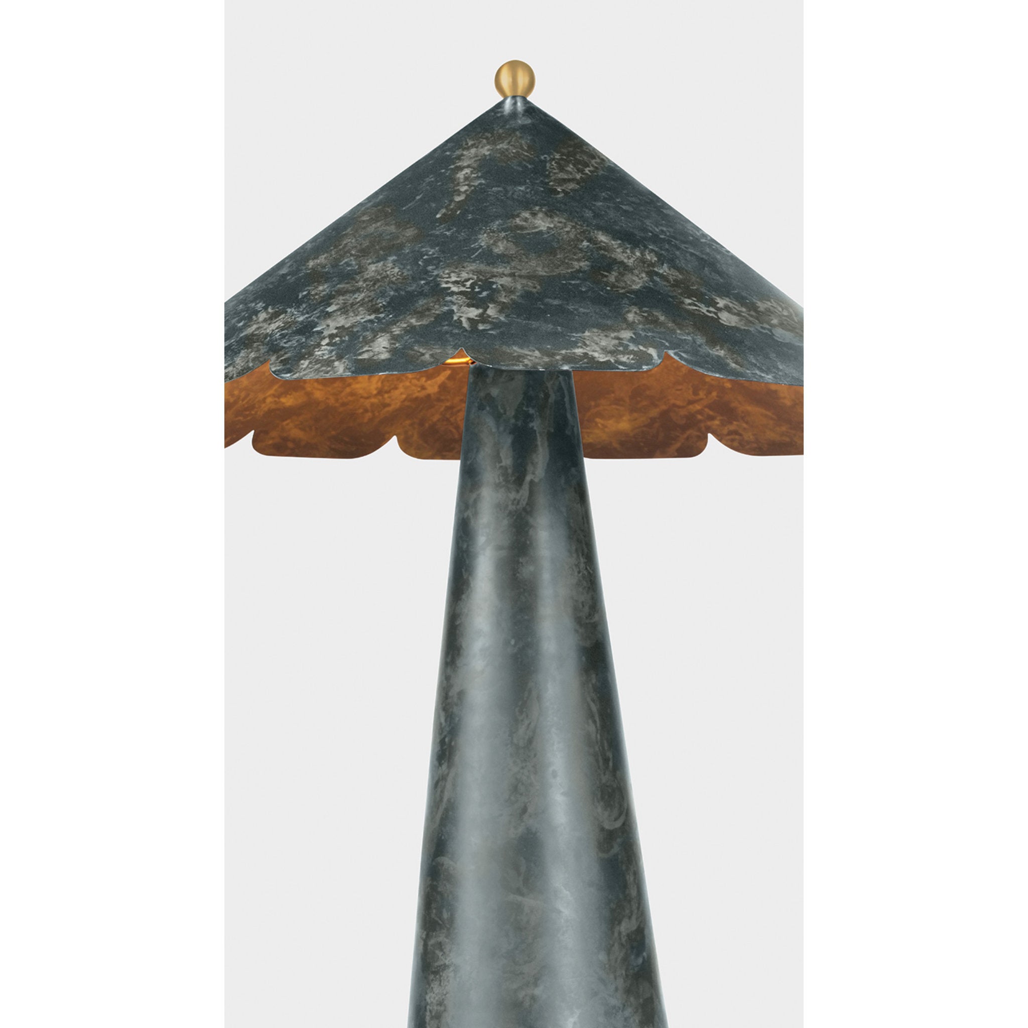 Folly Beach 1-Light Table Lamp in Verdigris by Cortney Bishop 20.75W x 24.25H
