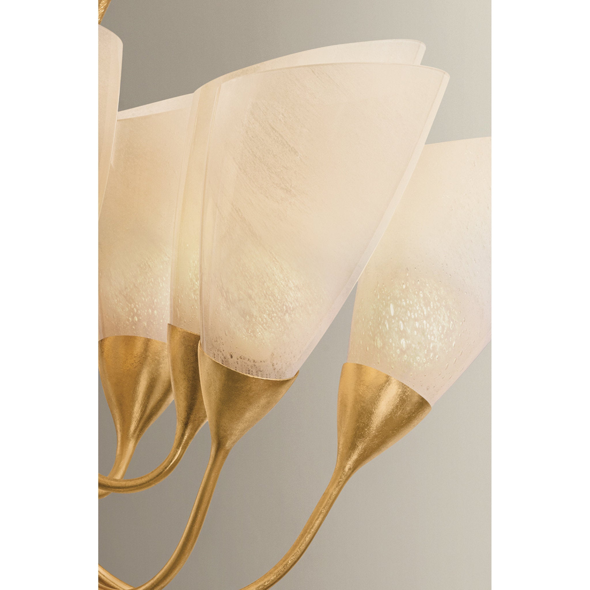 Forest Glen 1-Light Chandelier in Vintage Gold Leaf 42.25W x 29.75H