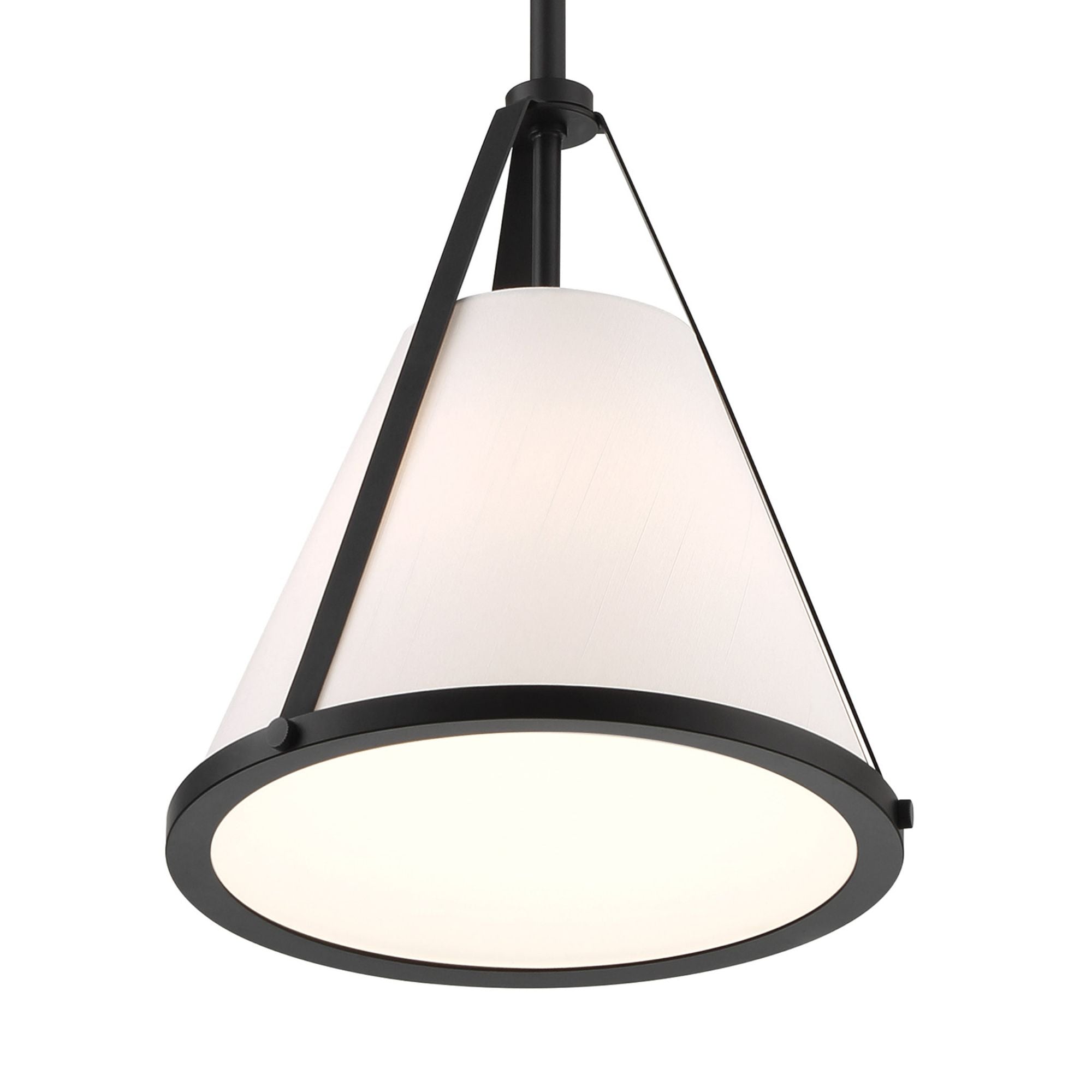 Fulton 9.25'' Black Pendant Black 9.25"W x 10.75"H x 9.25"D