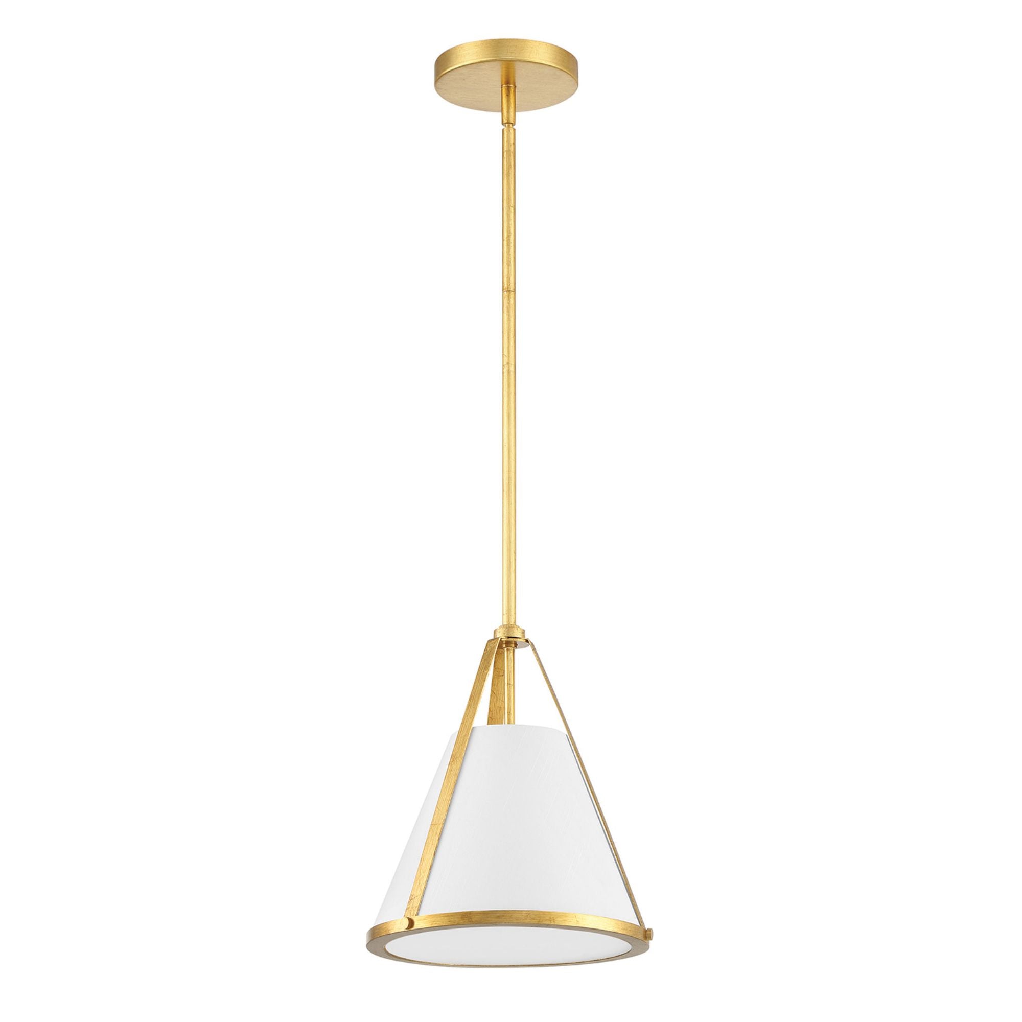 Fulton 9.25'' Antique Gold Pendant Gold 9.25"W x 10.75"H x 9.25"D