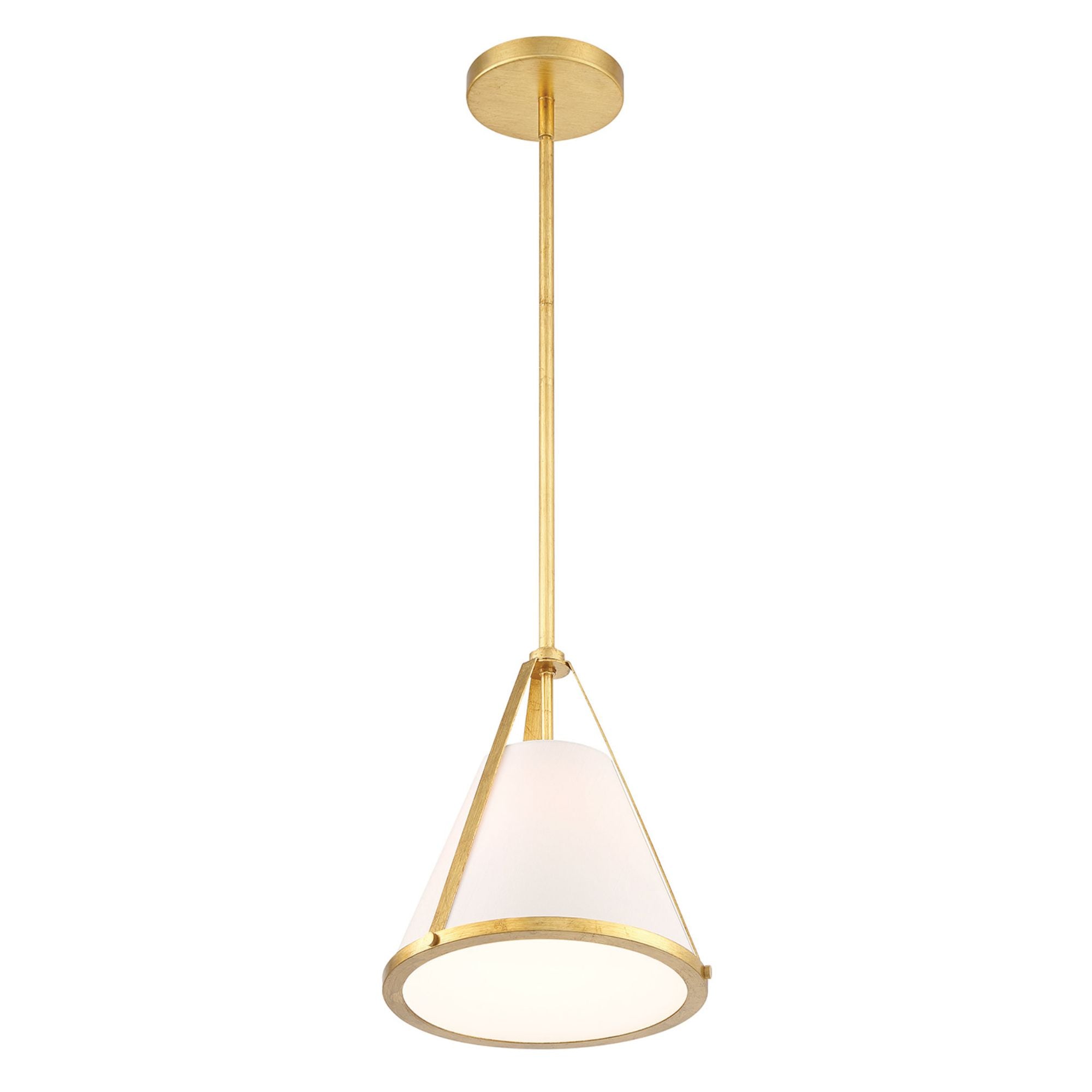 Fulton 9.25'' Antique Gold Pendant Gold 9.25"W x 10.75"H x 9.25"D