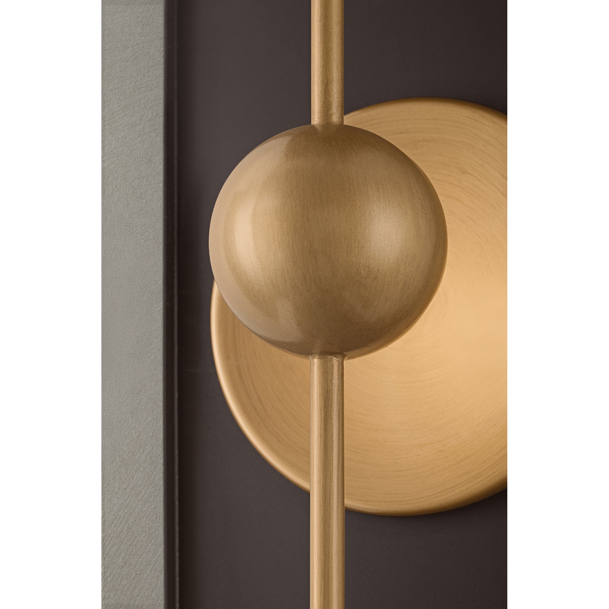 Garvey 1-Light Exterior Wall Sconce in Textured Bronze 10W x 34.25H