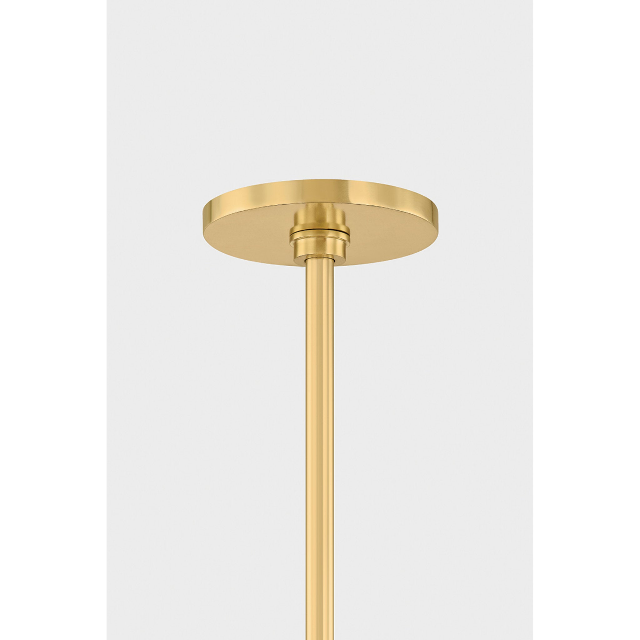 George 3-Light Pendant in Aged Brass by Cortney Bishop 22W x 17.25H