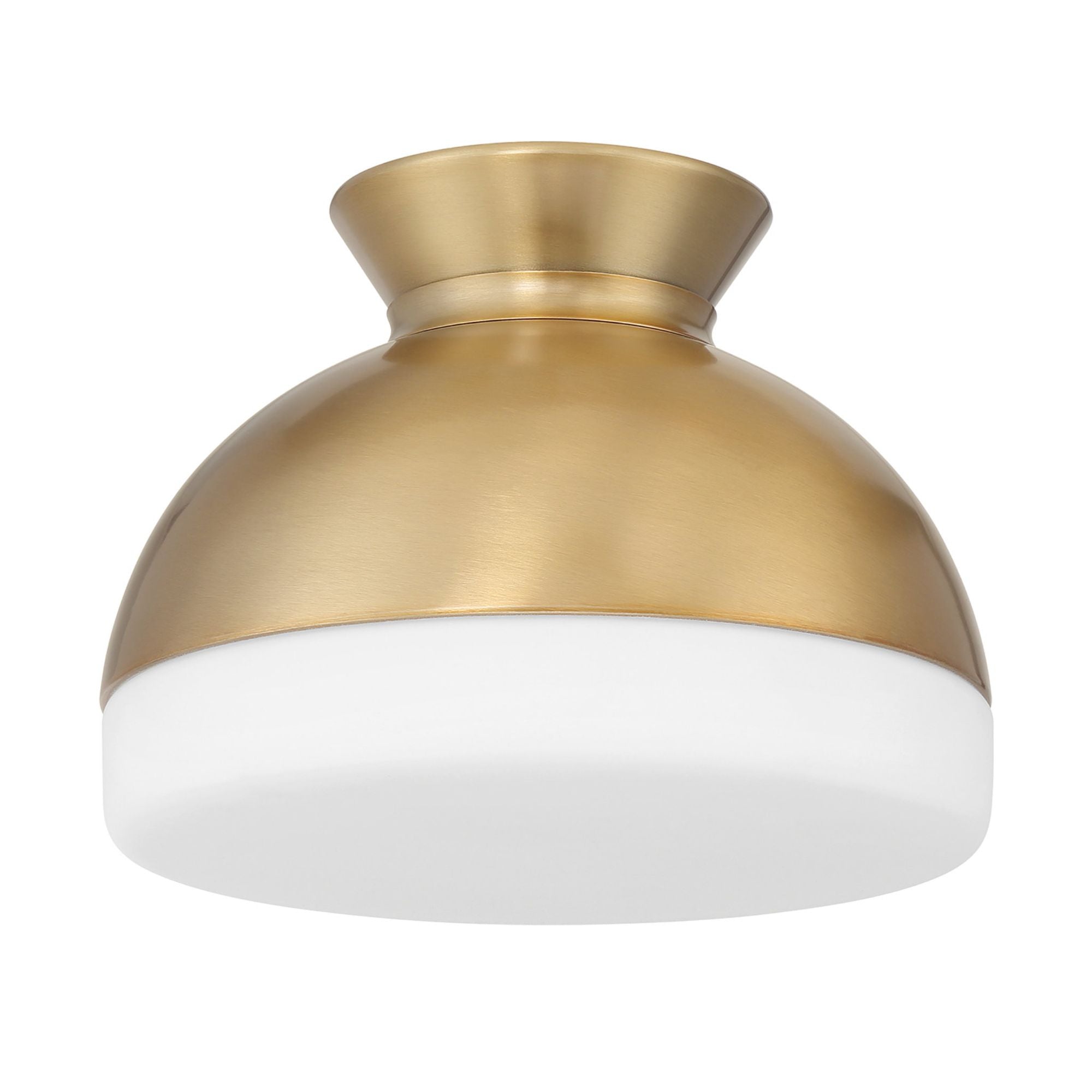 Brian Patrick Flynn Gidget 10.25'' Vibrant Gold Flush Mount Gold 10.25"W x 7.5"H x 10.25"D