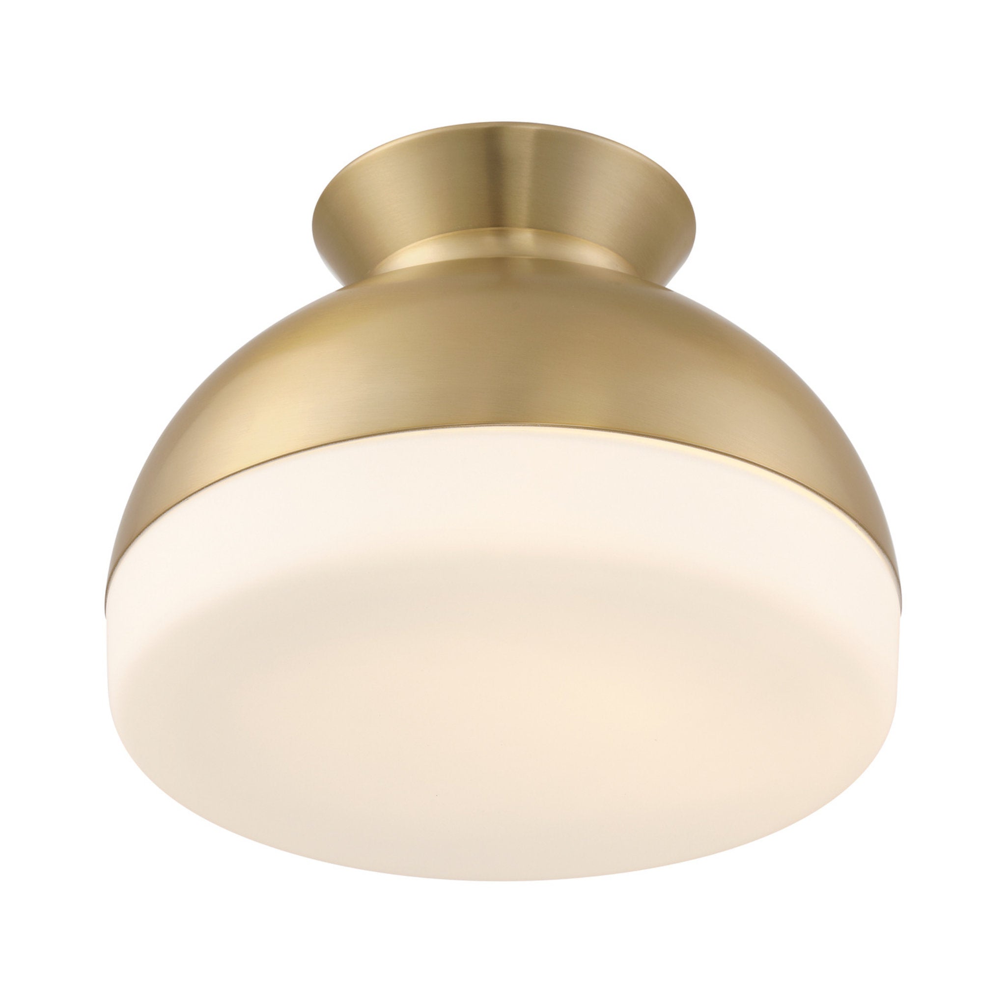 Brian Patrick Flynn Gidget 15'' Vibrant Gold Flush Mount Gold 15"W x 11.25"H x 15"D
