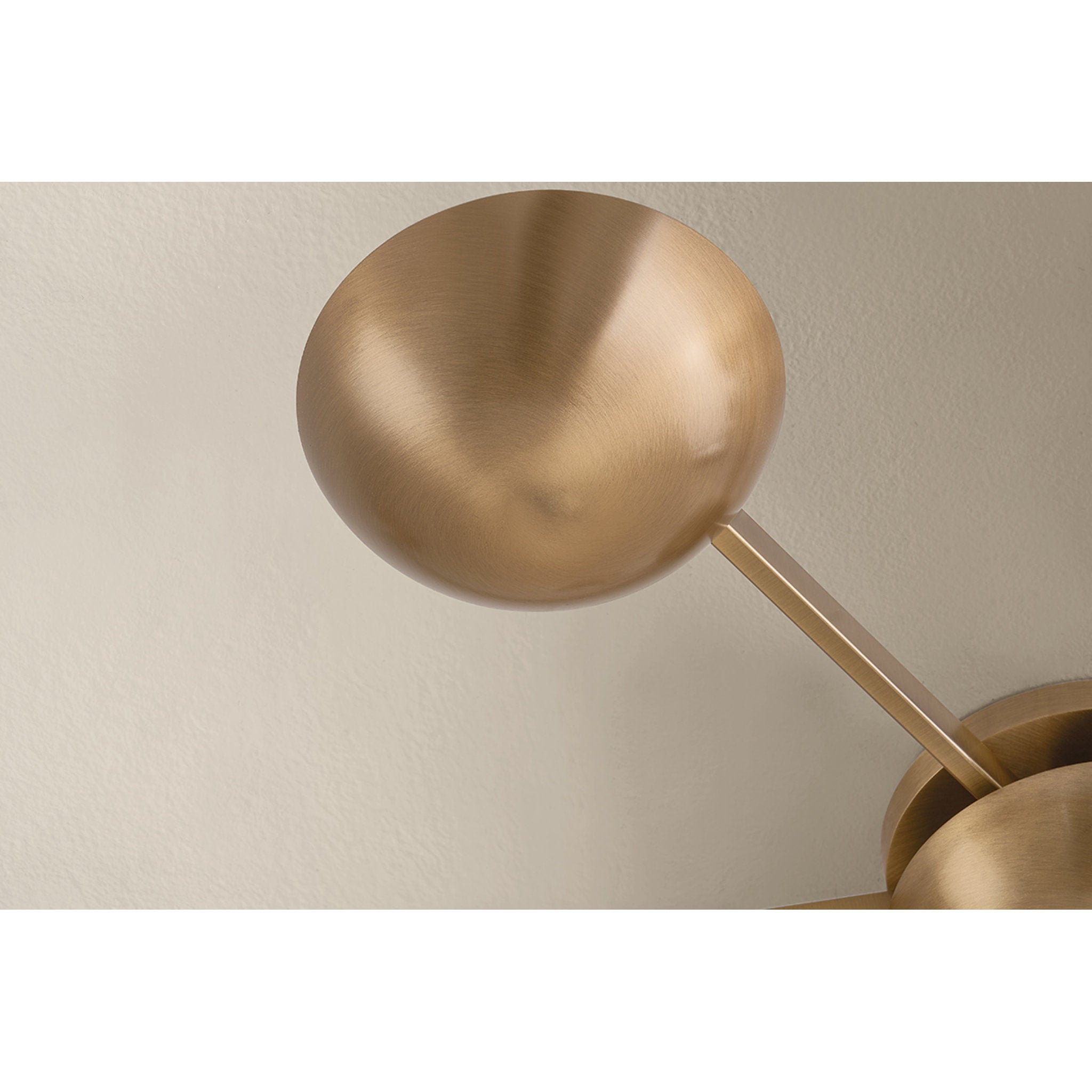 Giovanni 6-Light Wall Sconce in Patina Brass 3.75L x 24.5W x 34.75H