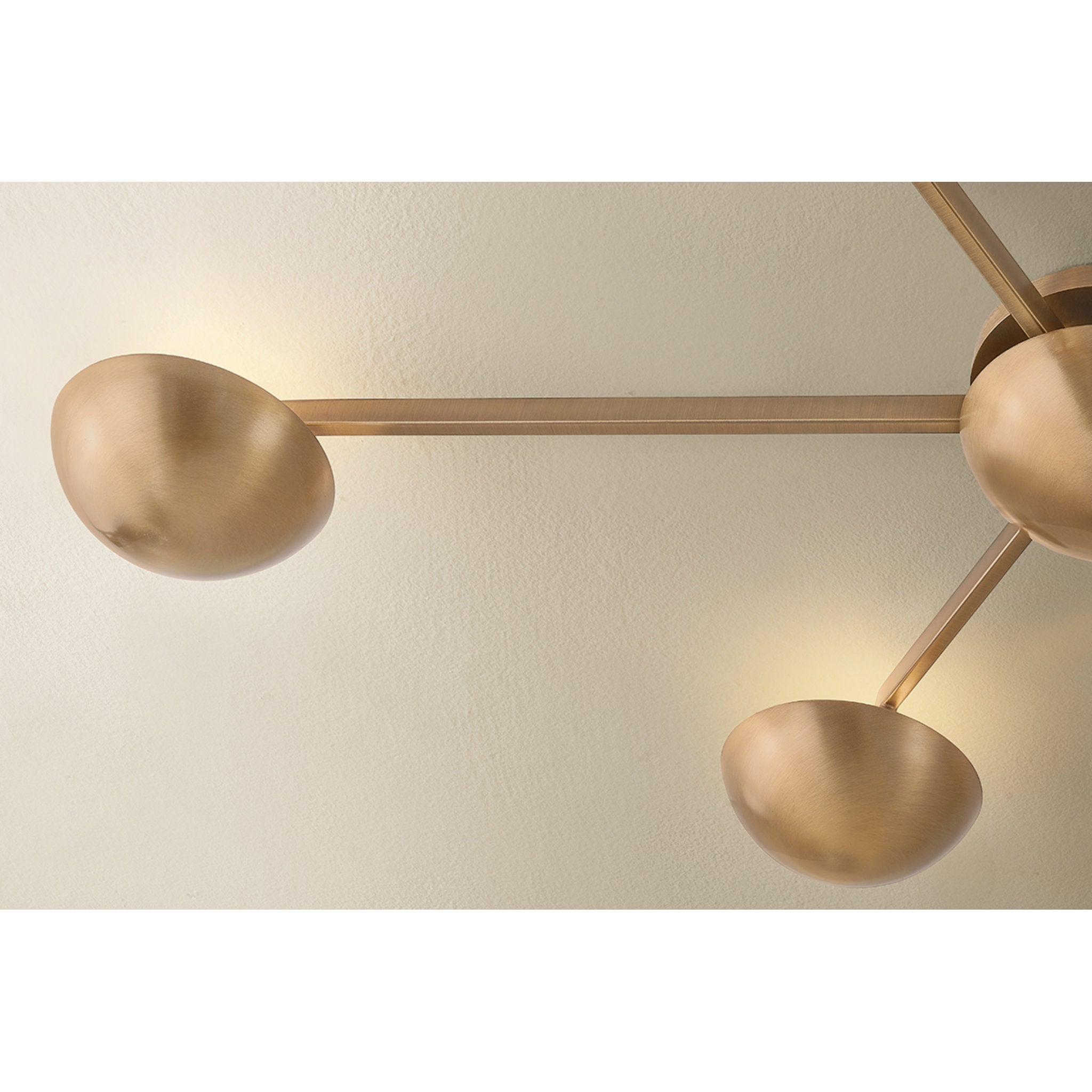 Giovanni 6-Light Wall Sconce in Patina Brass 3.75L x 24.5W x 34.75H