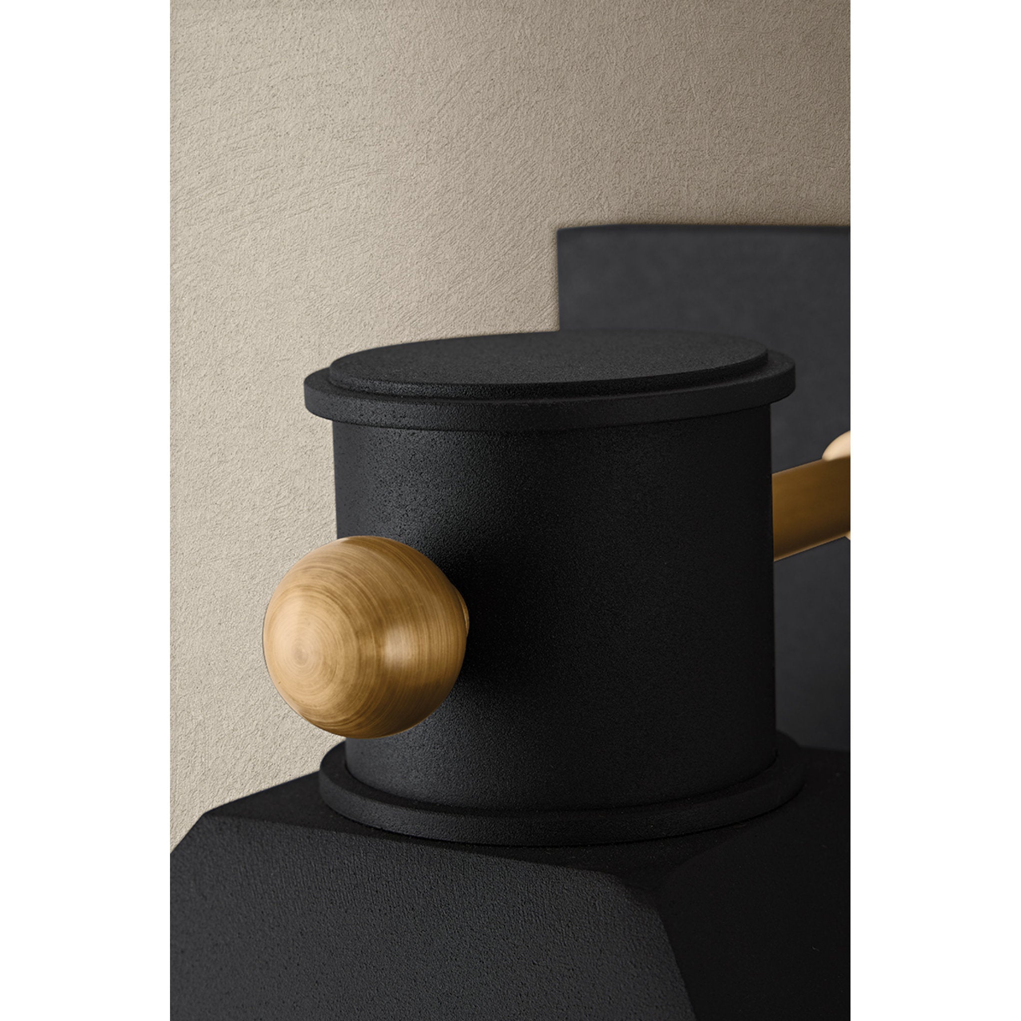 Gladden 1-Light Exterior Wall Sconce in Texture Black 11.5W x 20.25H