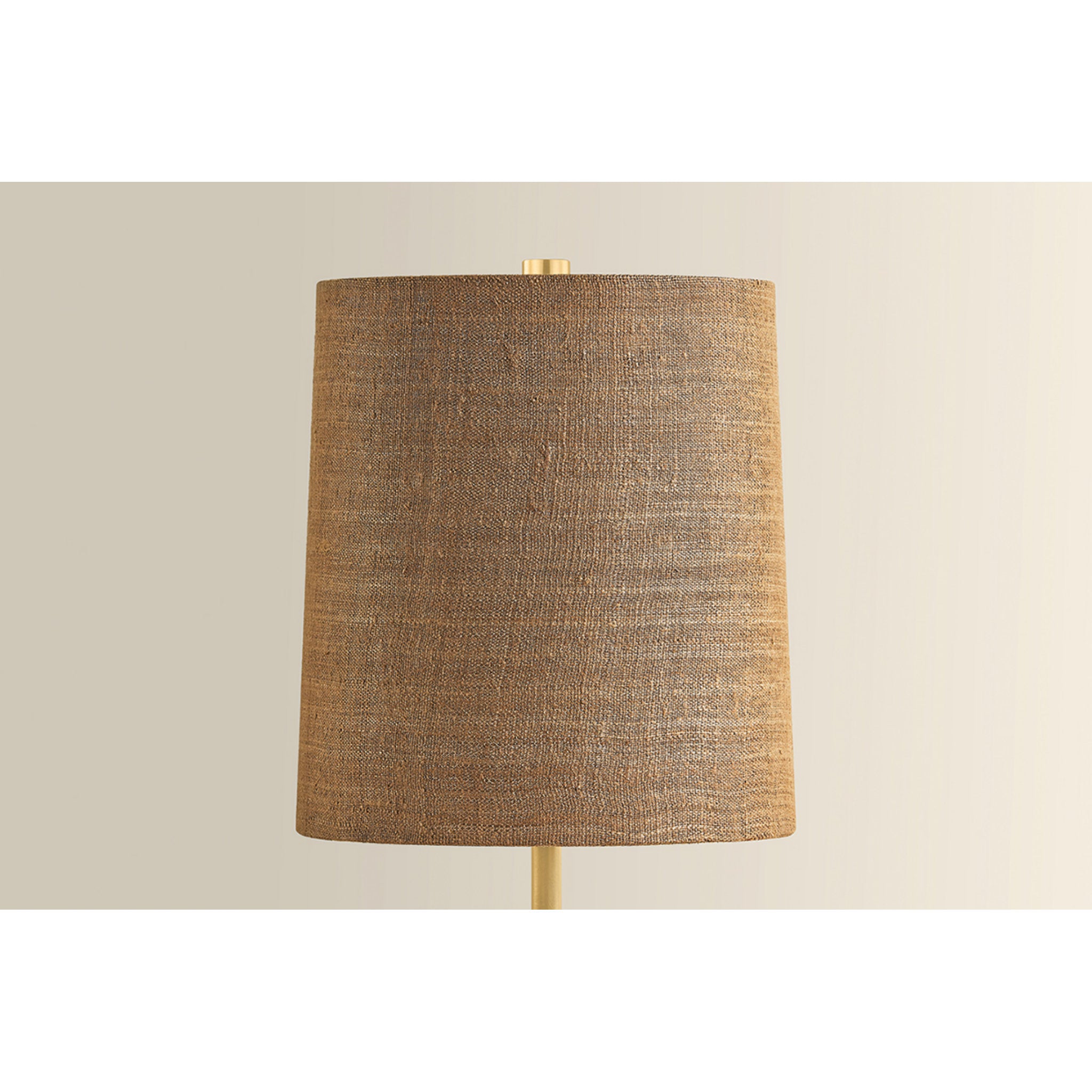 Gladys 1-Light Table Lamp in Aged Brass 10W x 20H