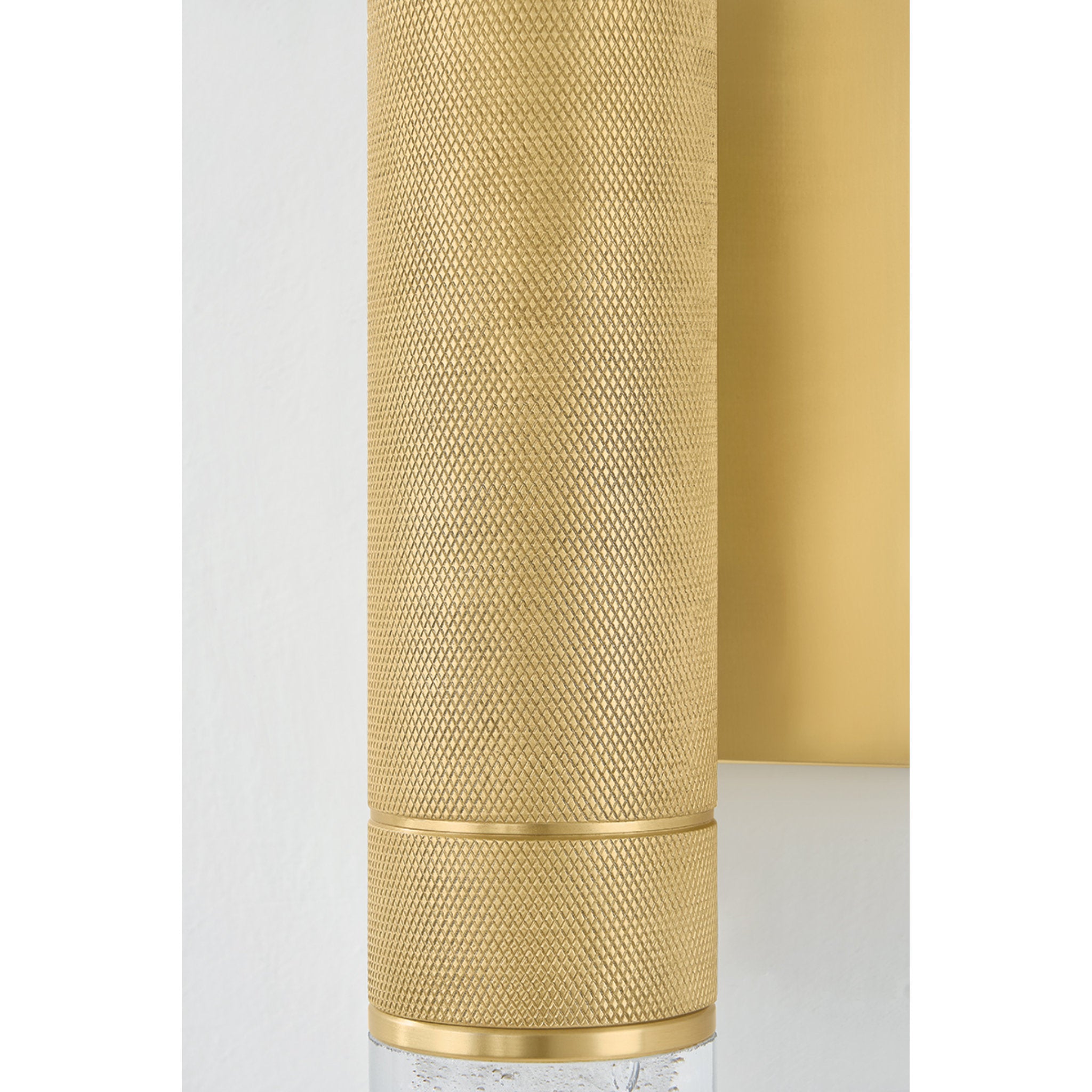 Glen Cove 2-Light Wall Sconce in Aged Brass 4.25W x 17H