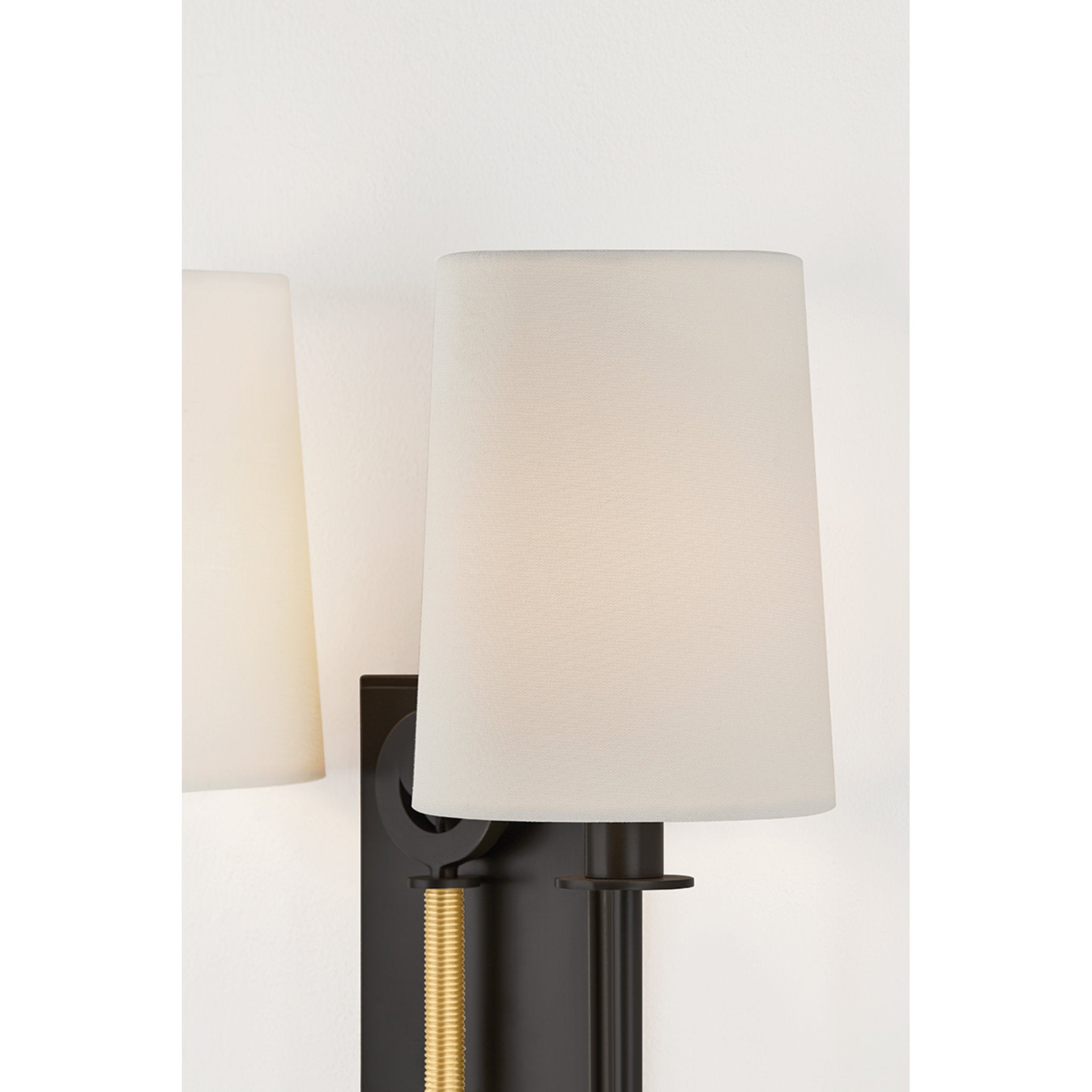 Glenmont 2-Light Wall Sconce in Aged Brass 14W x 21H (2072-AGB/DB)