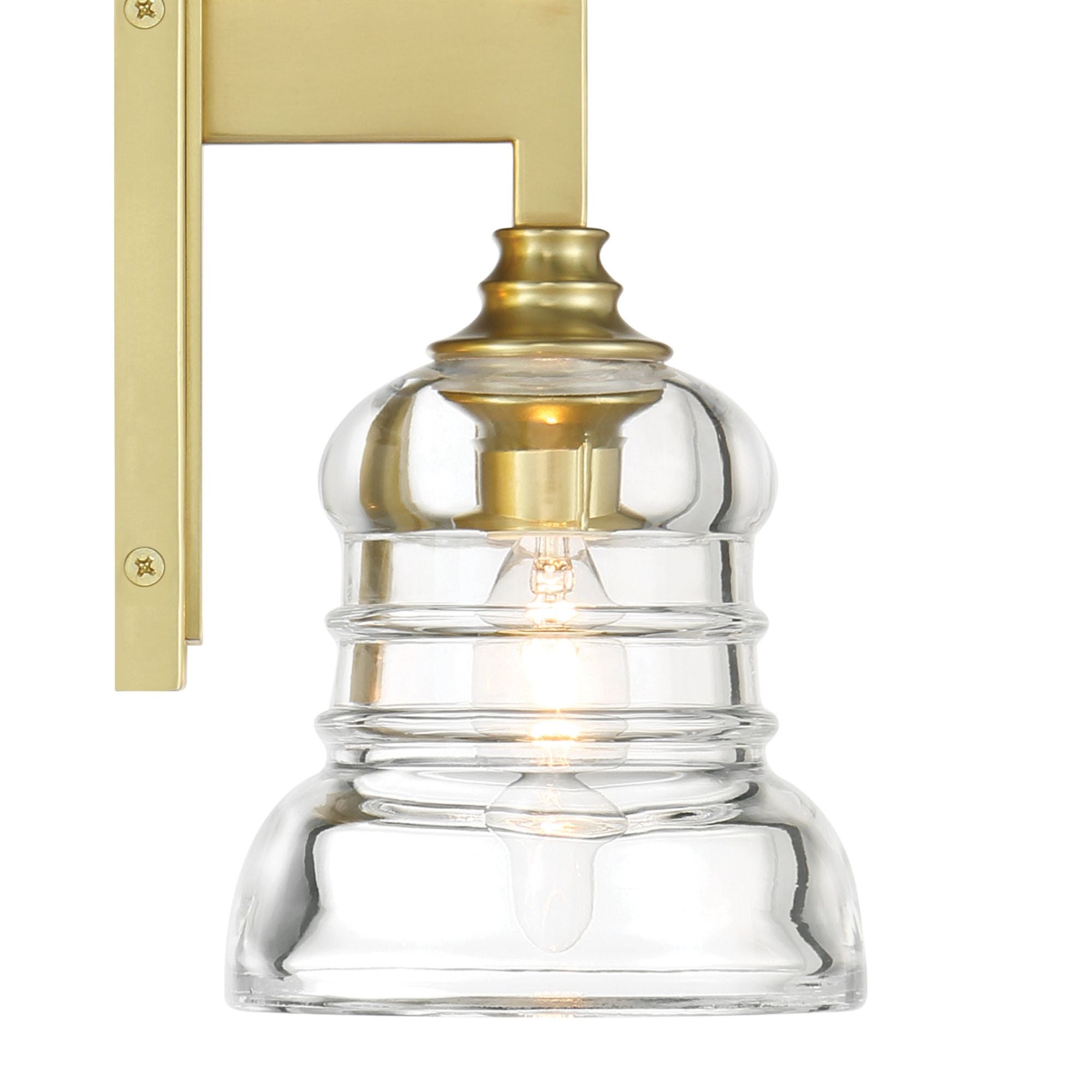 Gregory 5'' Aged Brass Sconce Gold 5"W x 8.5"H x 5.75"D