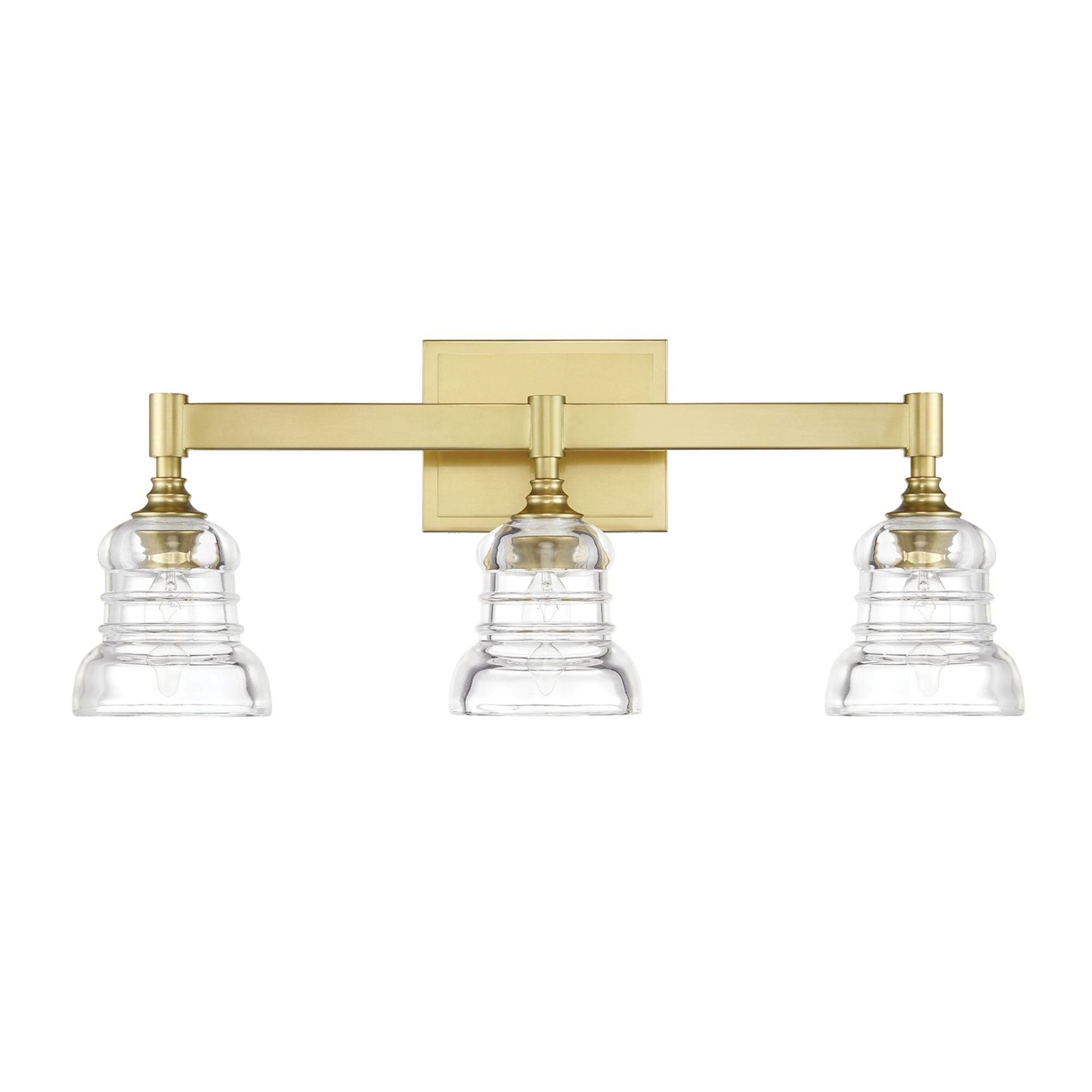 Gregory 23.75'' Aged Brass Bathroom Vanity Gold 23.75"W x 9.75"H x 5.75"D