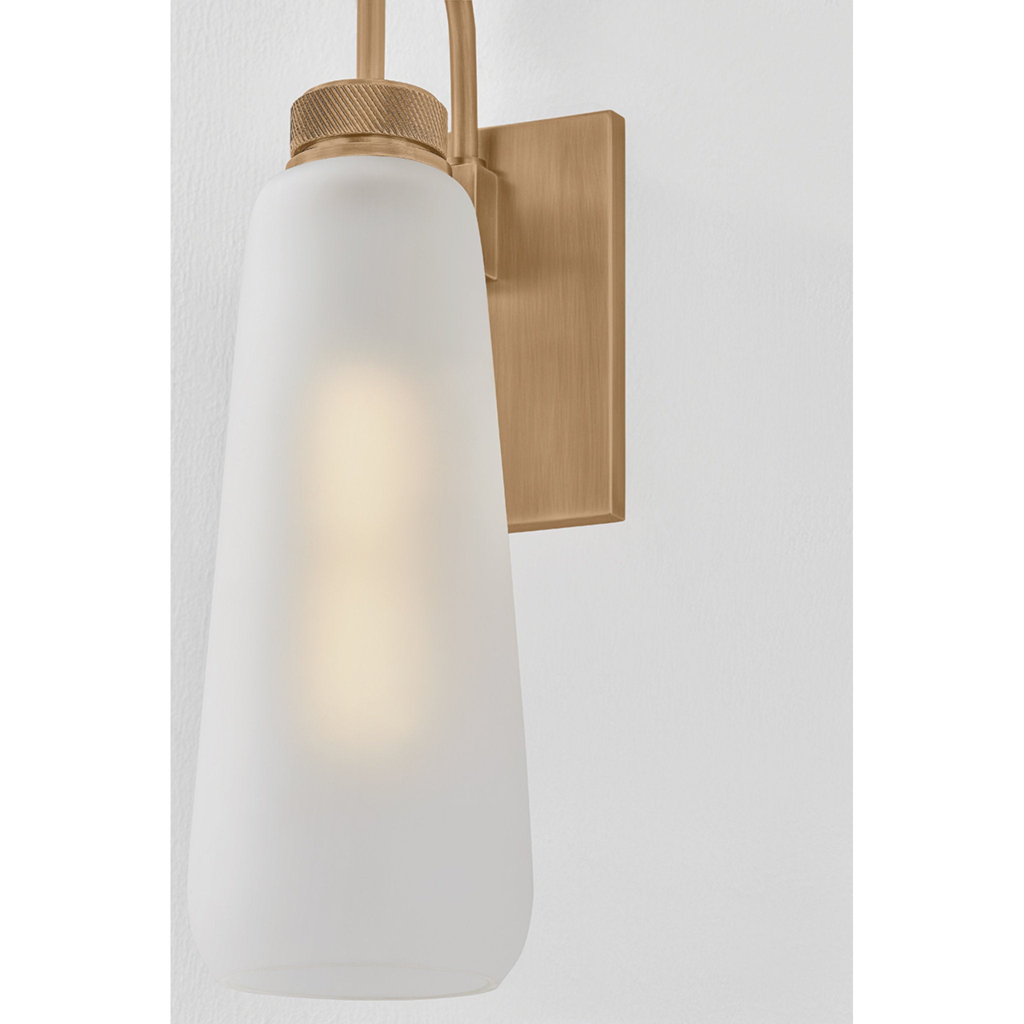 Gulliver 1-Light Wall Sconce in Patina Brass 4.75W x 15.5H