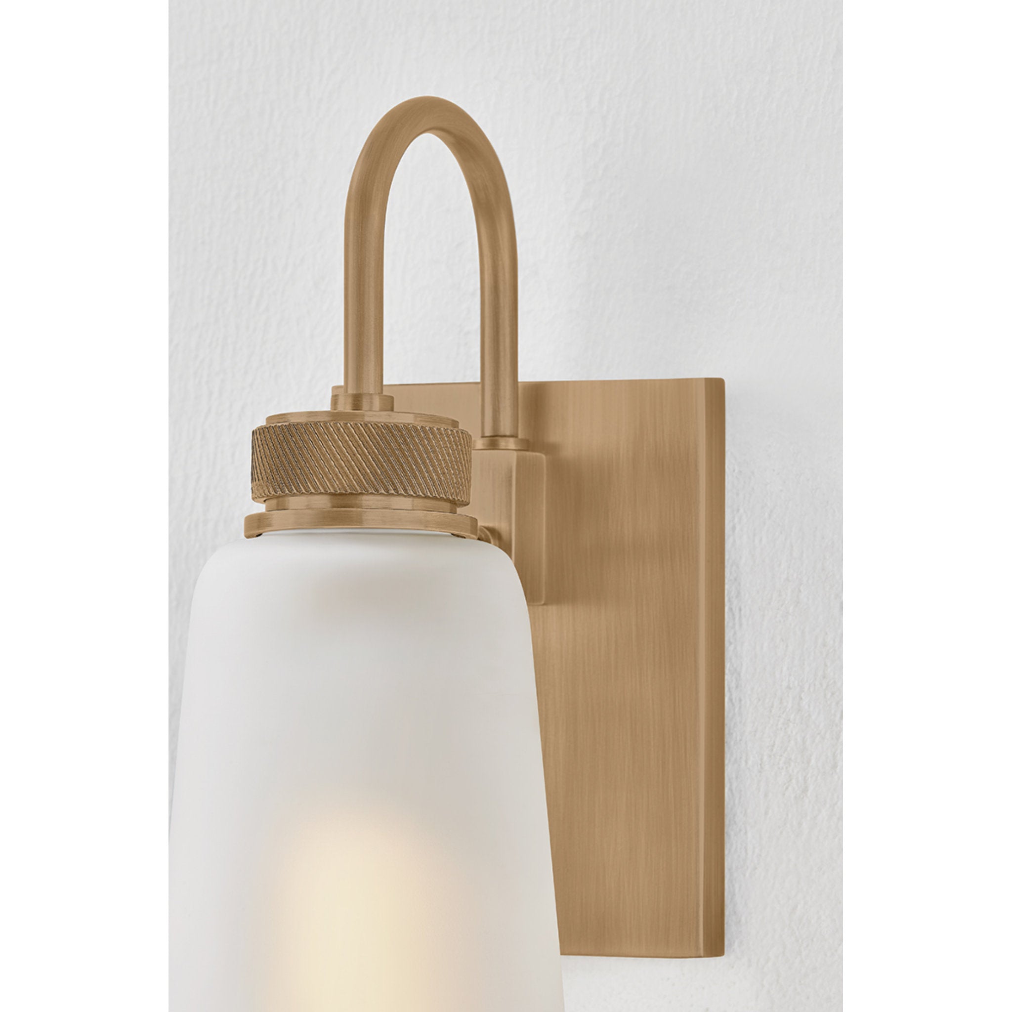 Gulliver 1-Light Wall Sconce in Patina Brass 4.75W x 15.5H