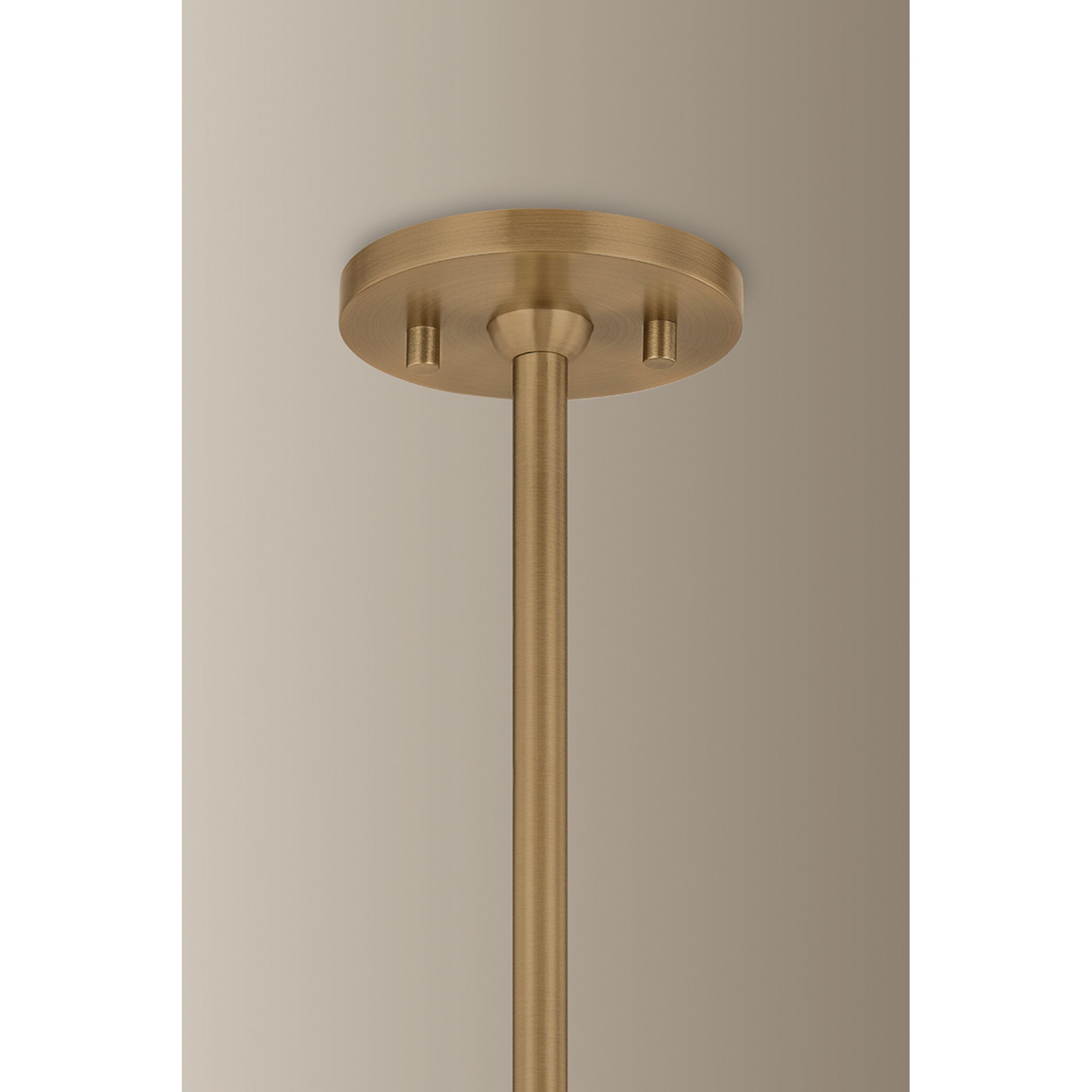 Gustavo 1-Light Pendant in Patina Brass 20W x 8.75H