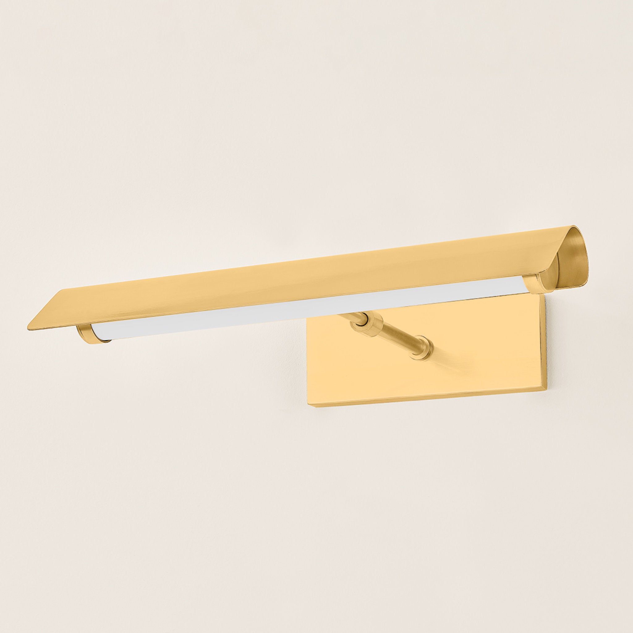 Regan 1-Light Picture Light in Aged Brass 16W x 3H