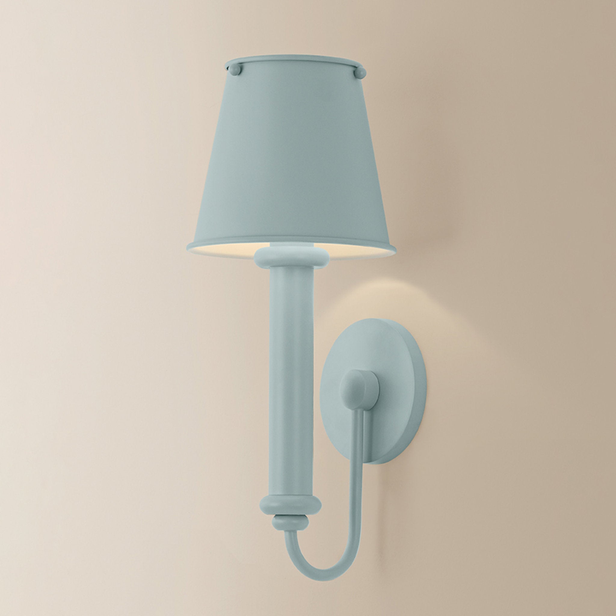 Yara 1-Light Wall Sconce in Dusk Blue 7L x 6.5W x 16.25H
