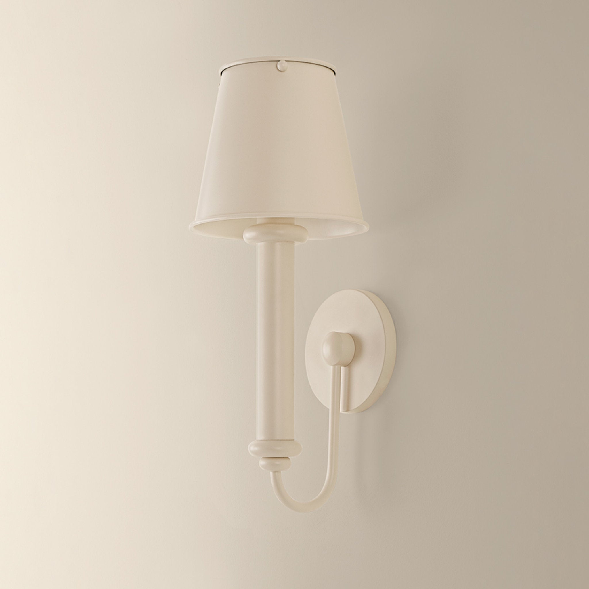 Yara 1-Light Wall Sconce in Soft Bisque 7L x 6.5W x 16.25H