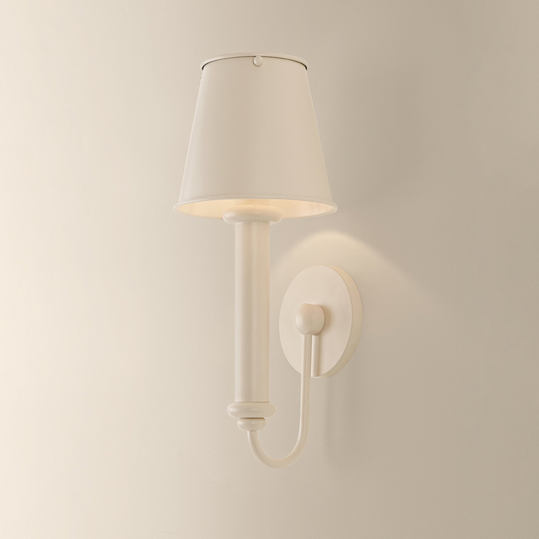 Yara 1-Light Wall Sconce in Soft Bisque 7L x 6.5W x 16.25H