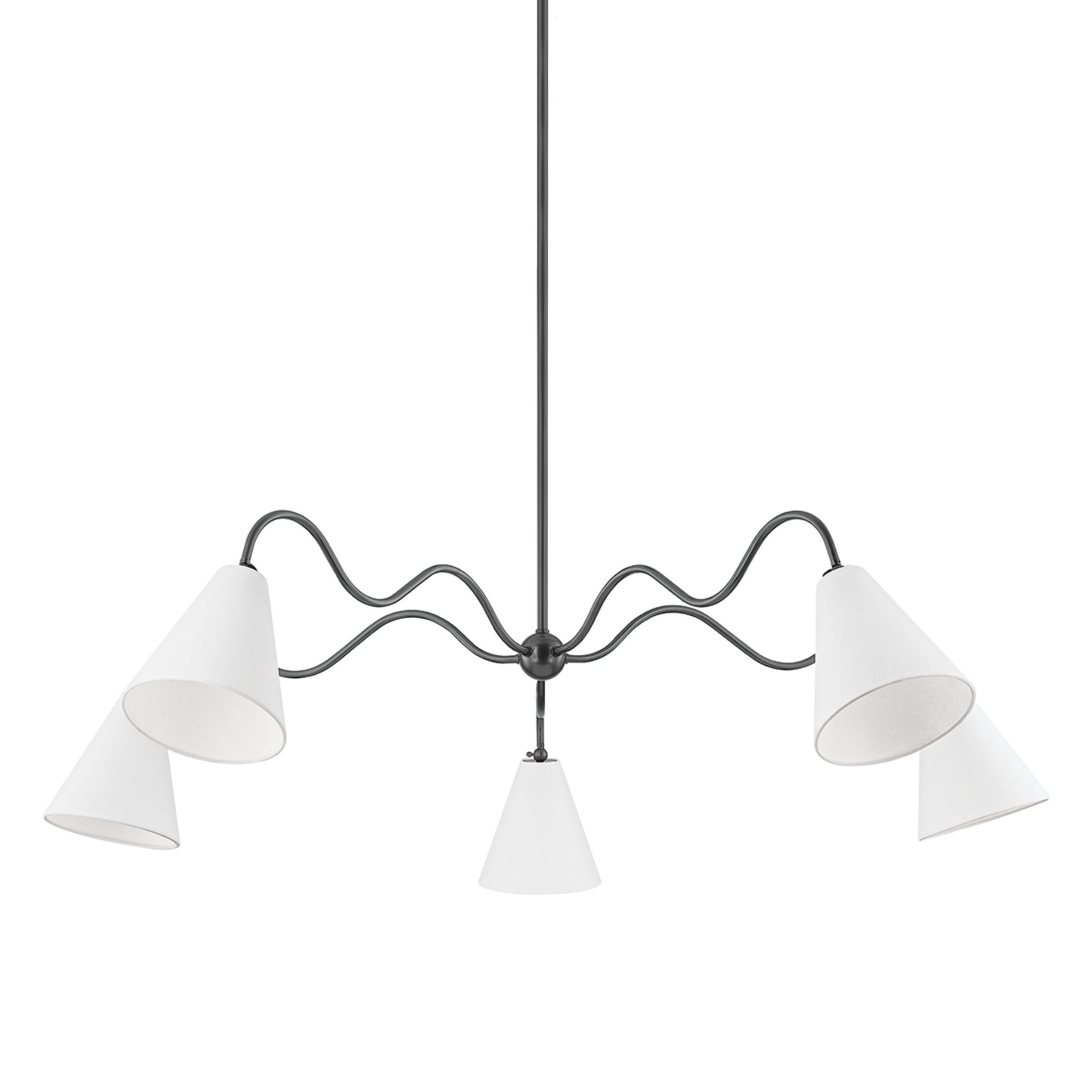 ONDA 5-Light Chandelier in Old Bronze by TALI ROTH 63L x 63W x 14.25H
