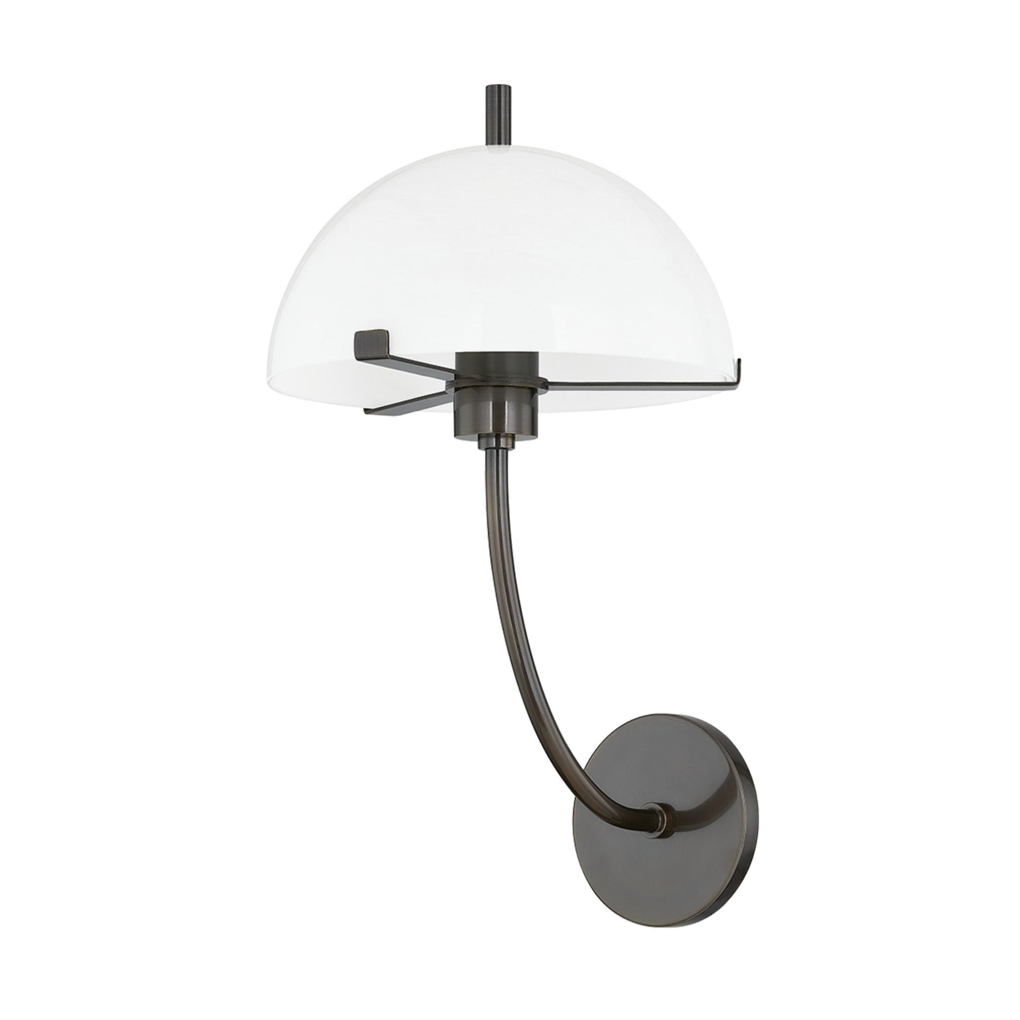 Atala 1-Light Wall Sconce in True Bronze 9.75W x 17.75H