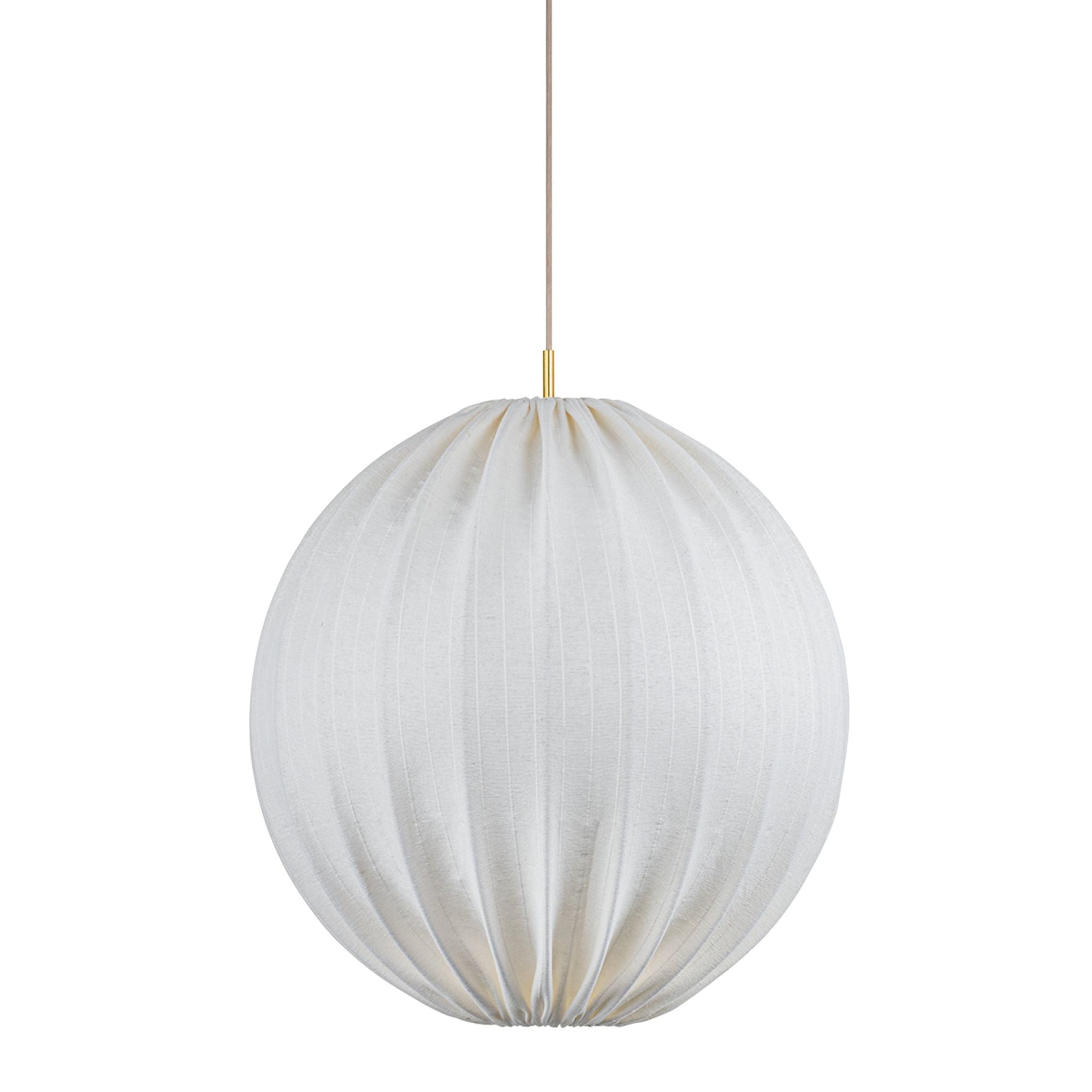 Arabella 1-Light Pendant in Aged Brass 24W x 25.75H