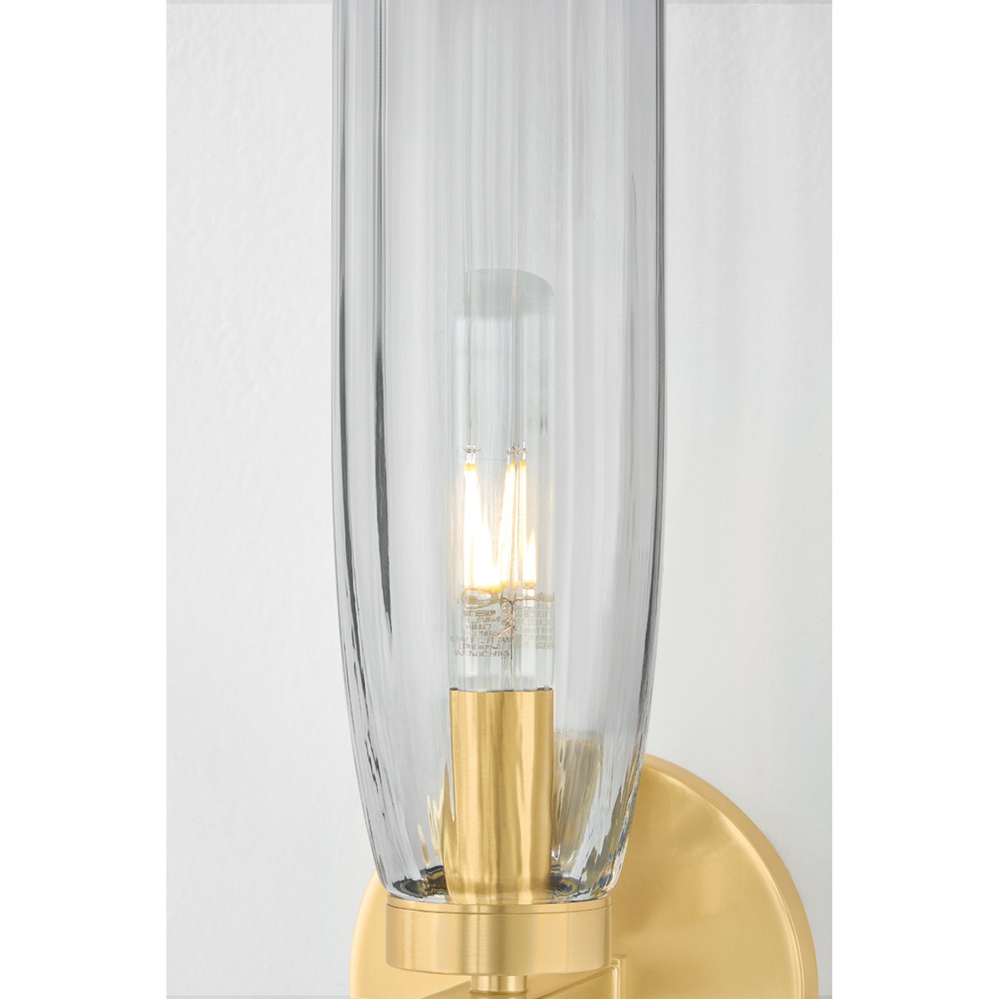 Harpswell 1-Light Bath and Vanity in Aged Brass 4.75W x 14.25H