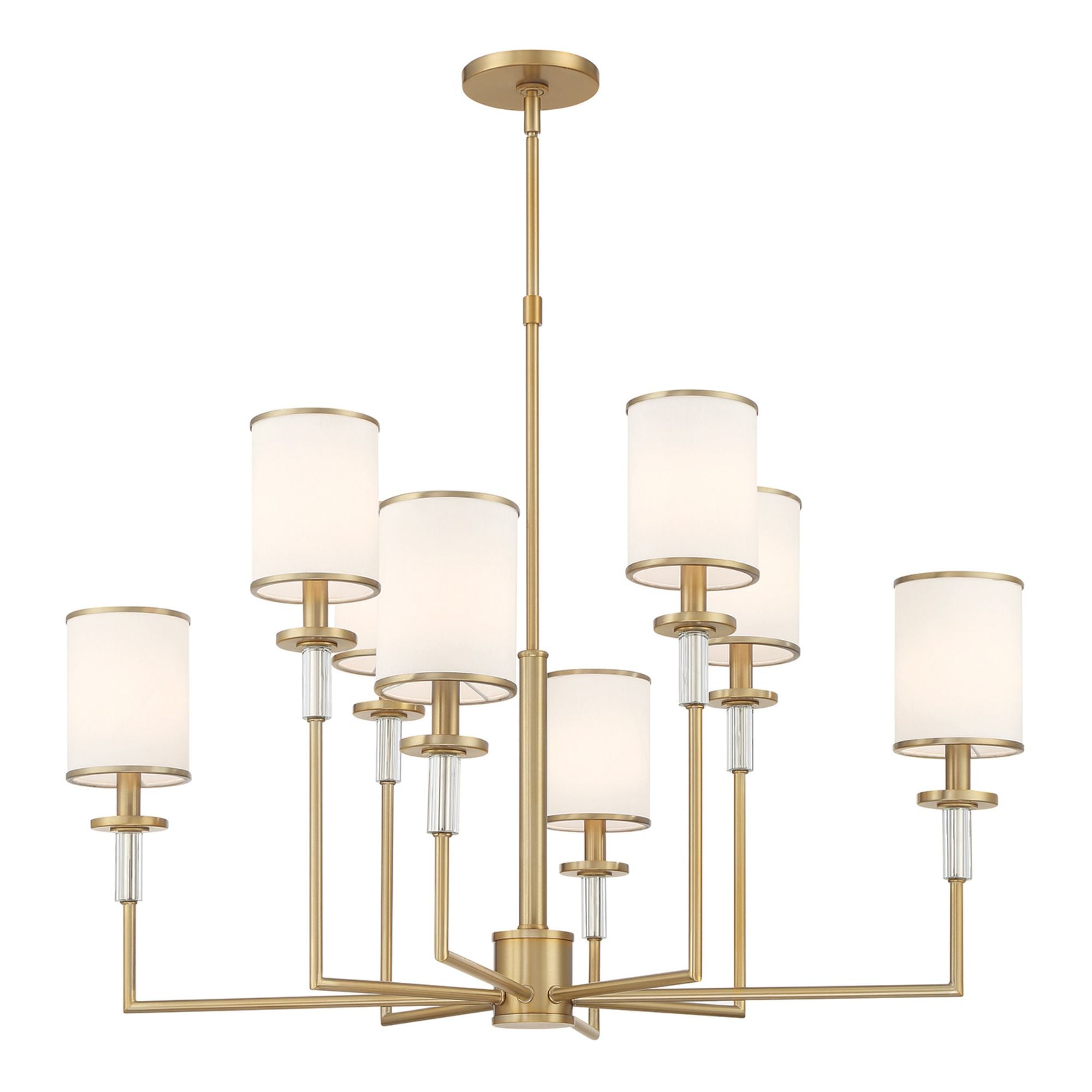 Hatfield 33.25'' Vibrant Gold Chandelier Gold 33.25"W x 26"H x 33.25"D