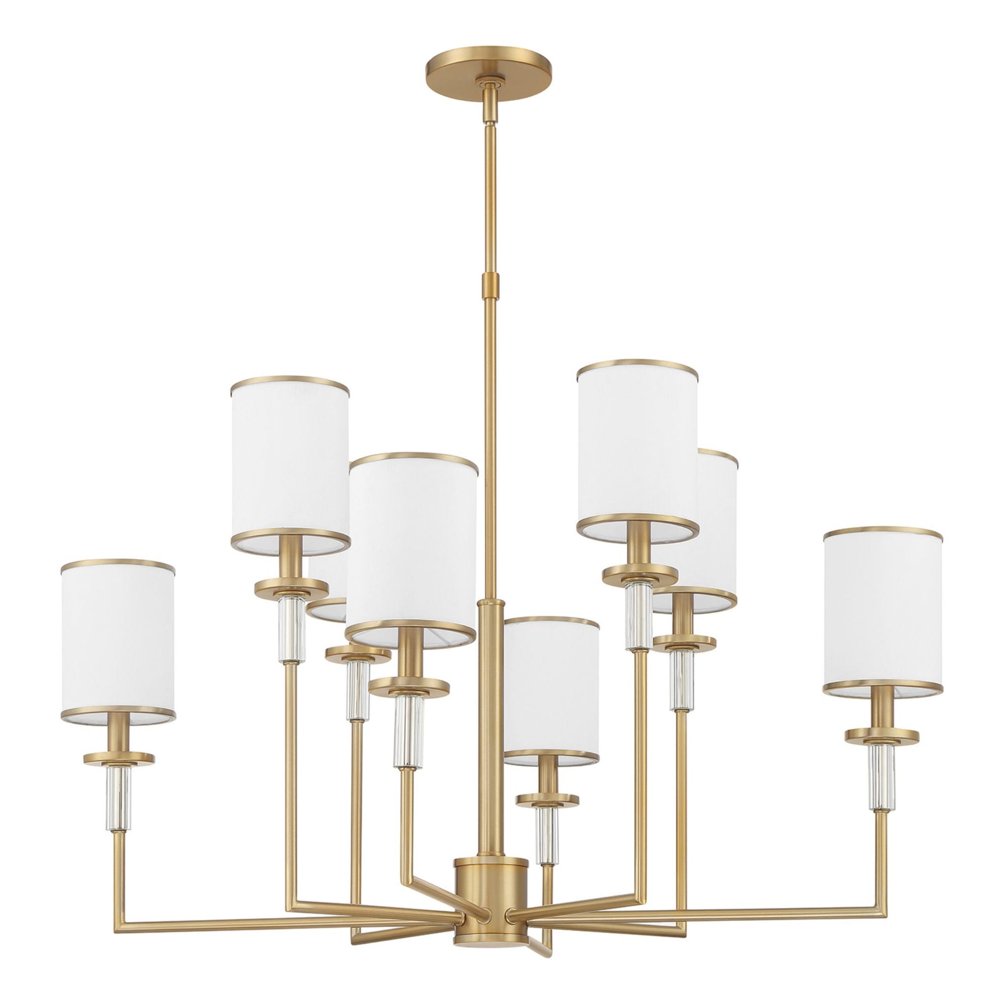 Hatfield 33.25'' Vibrant Gold Chandelier Gold 33.25"W x 26"H x 33.25"D