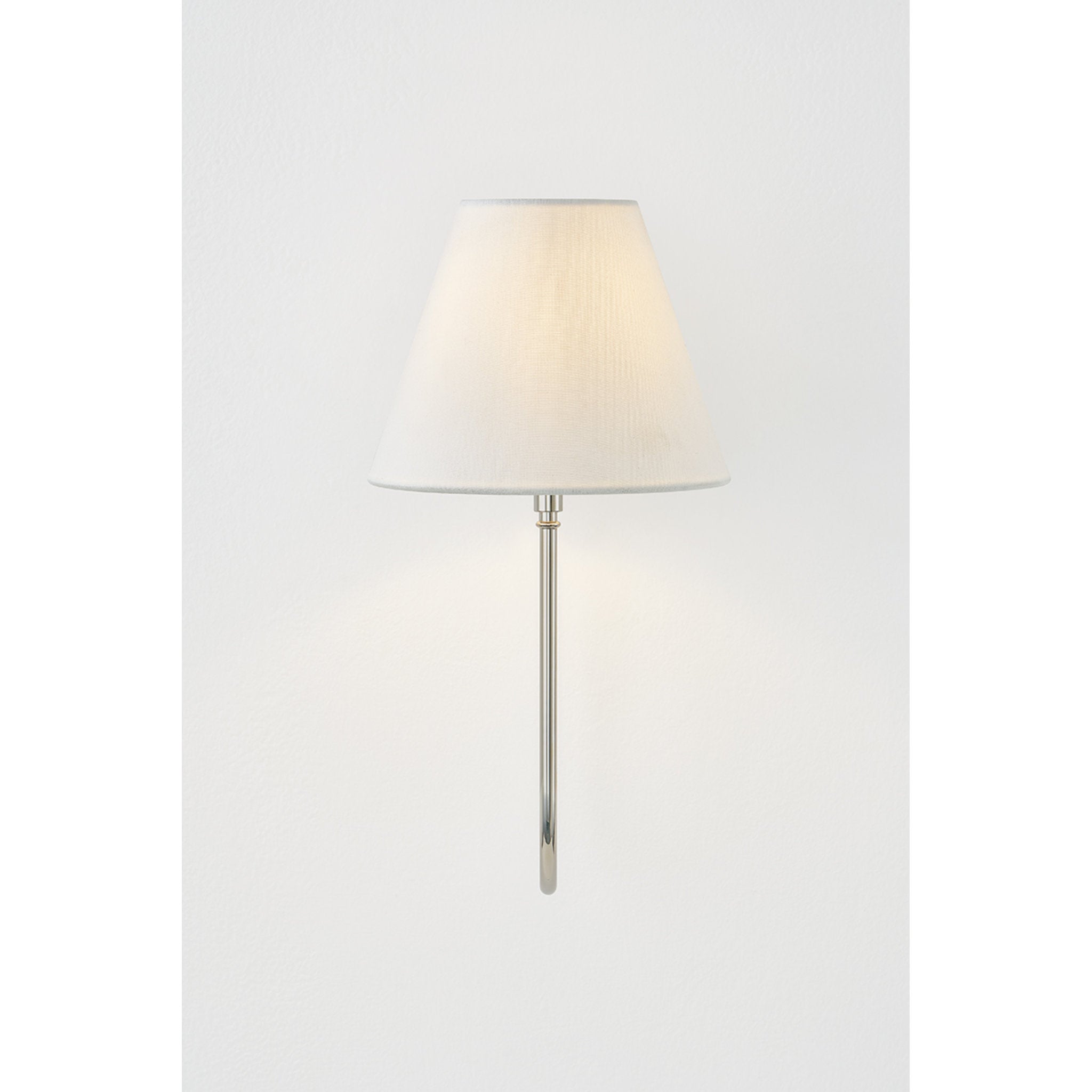 Hawthorne 1-Light Wall Sconce in Polished Nickel by Mark D. Sikes 7.75W x 15H