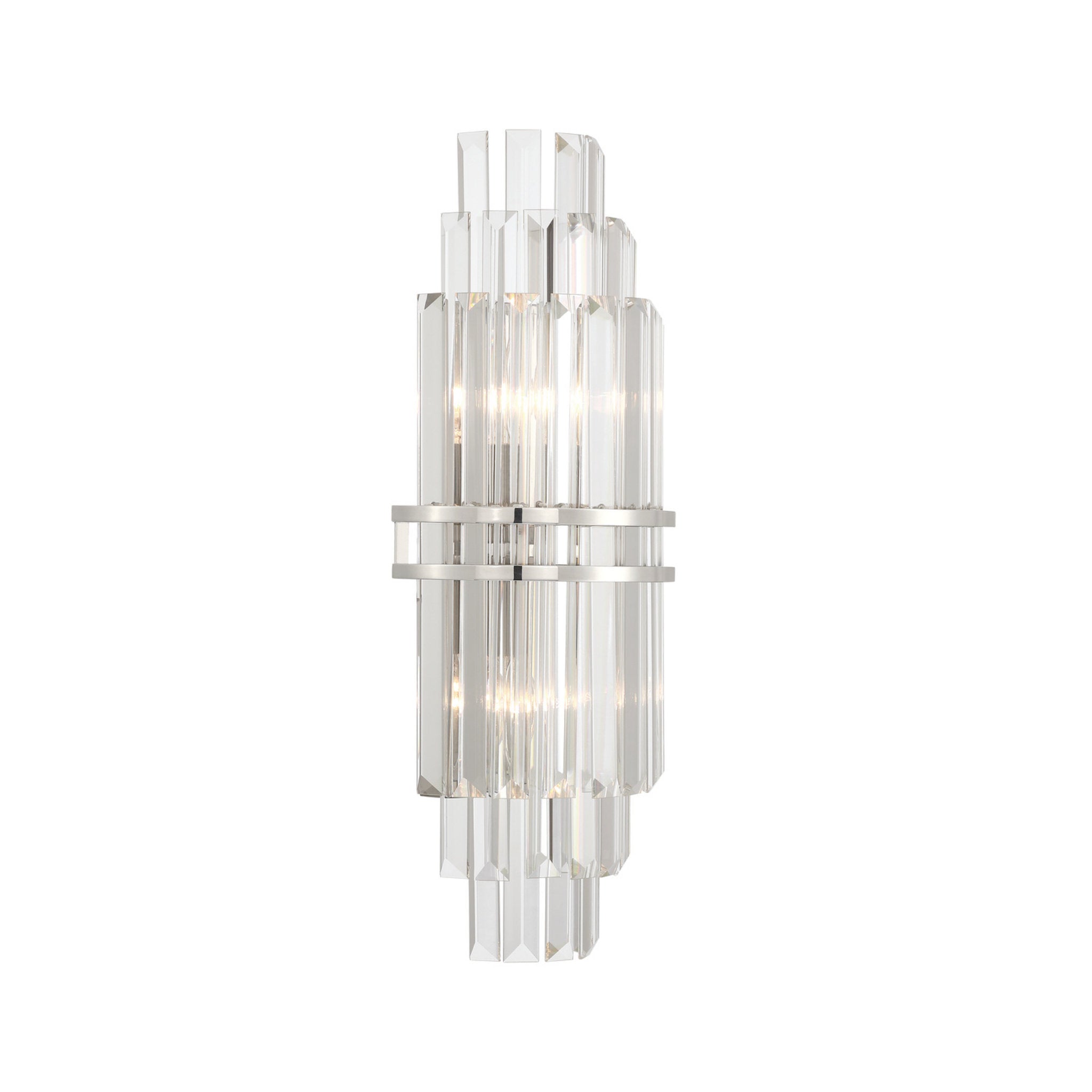 Hayes 7.5'' Polished Nickel Sconce Silver 7.5"W x 20"H x 4.75"D
